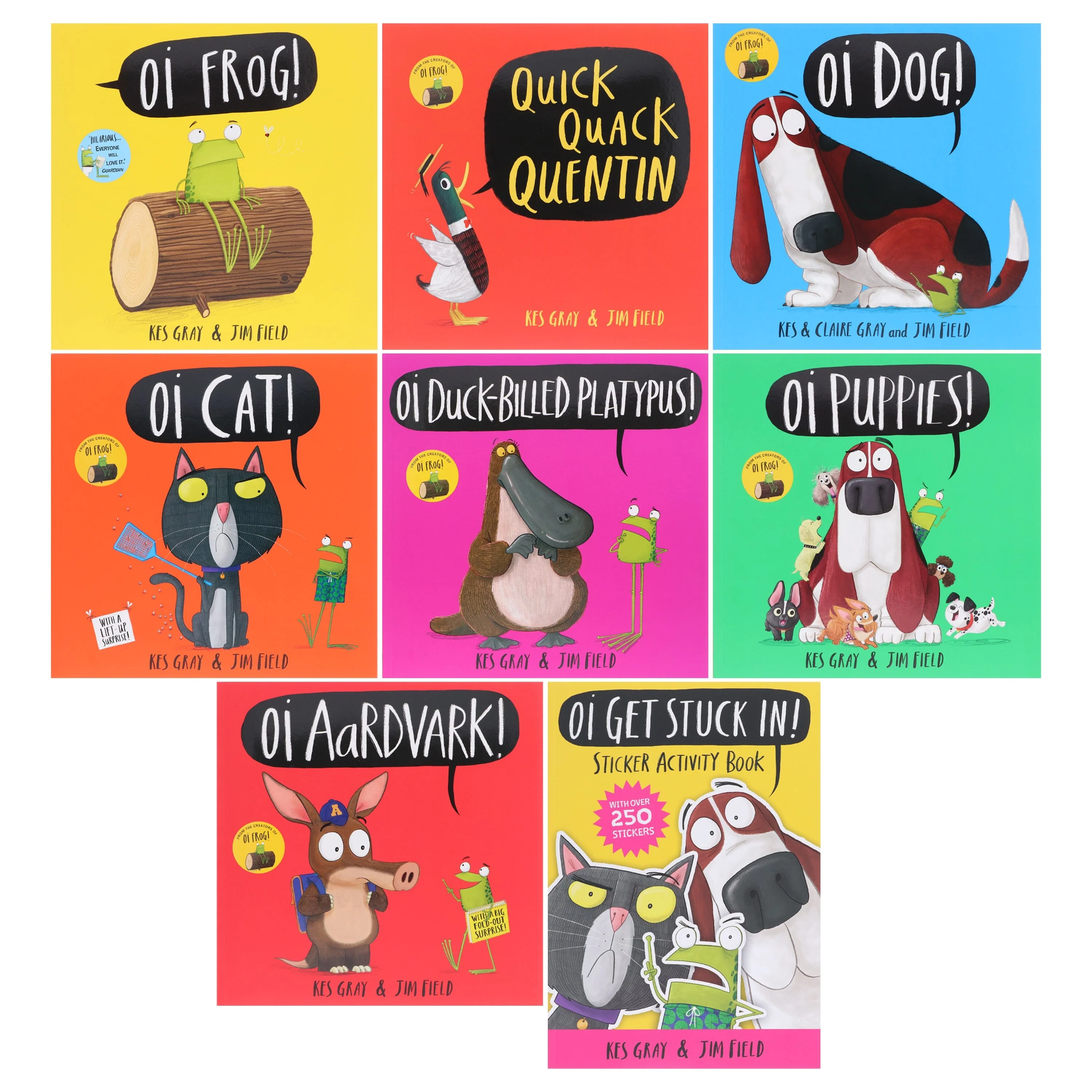 Oi Frog and Friends Series By Kes Gray Illustrated 8 Picture Books Collection Set - Ages 2-6 - Paperback - Image 2