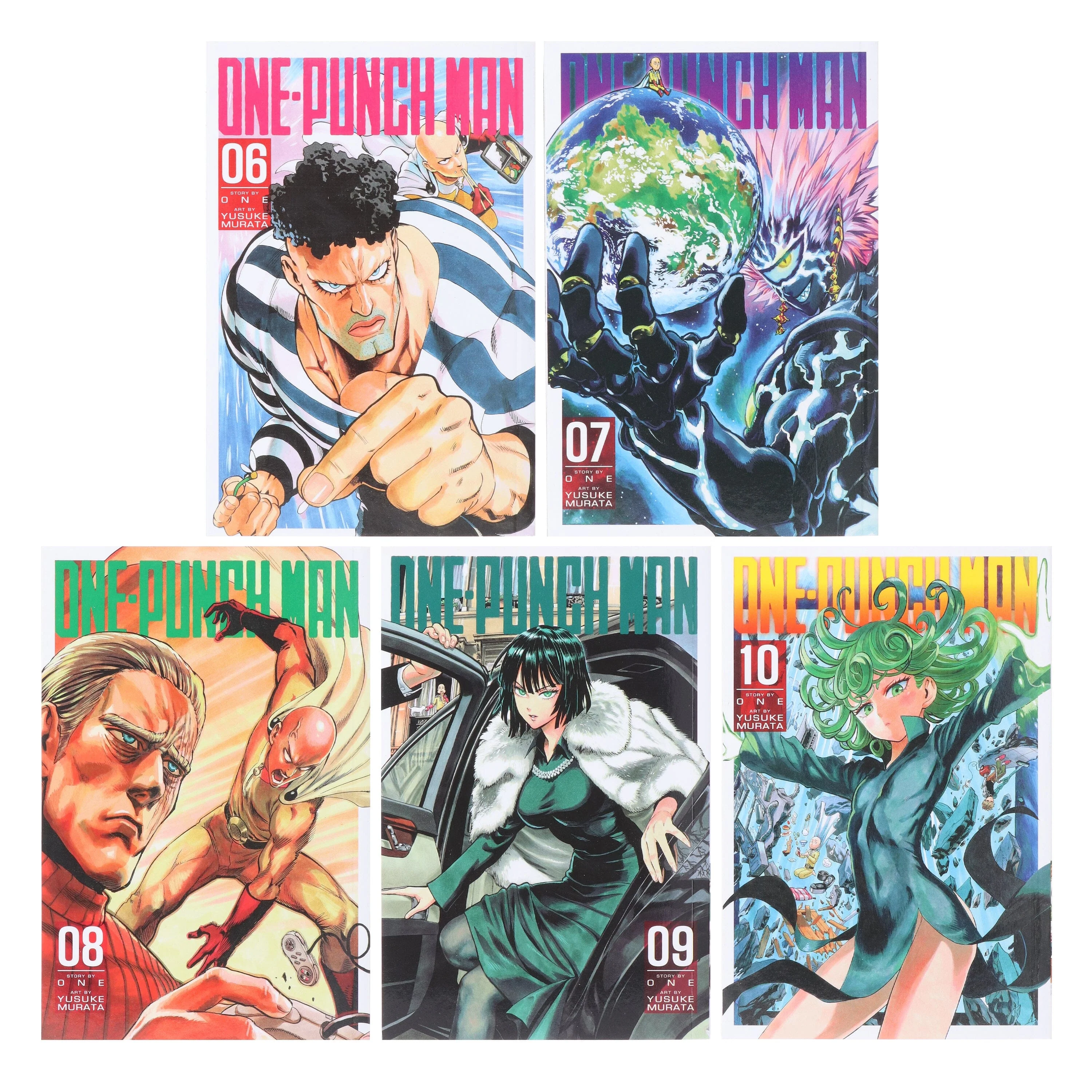 One-Punch Man Series (Vol 6-10) by ONE & Yusuke Murata 5 Books Collection Set - Manga - Paperback - Image 2