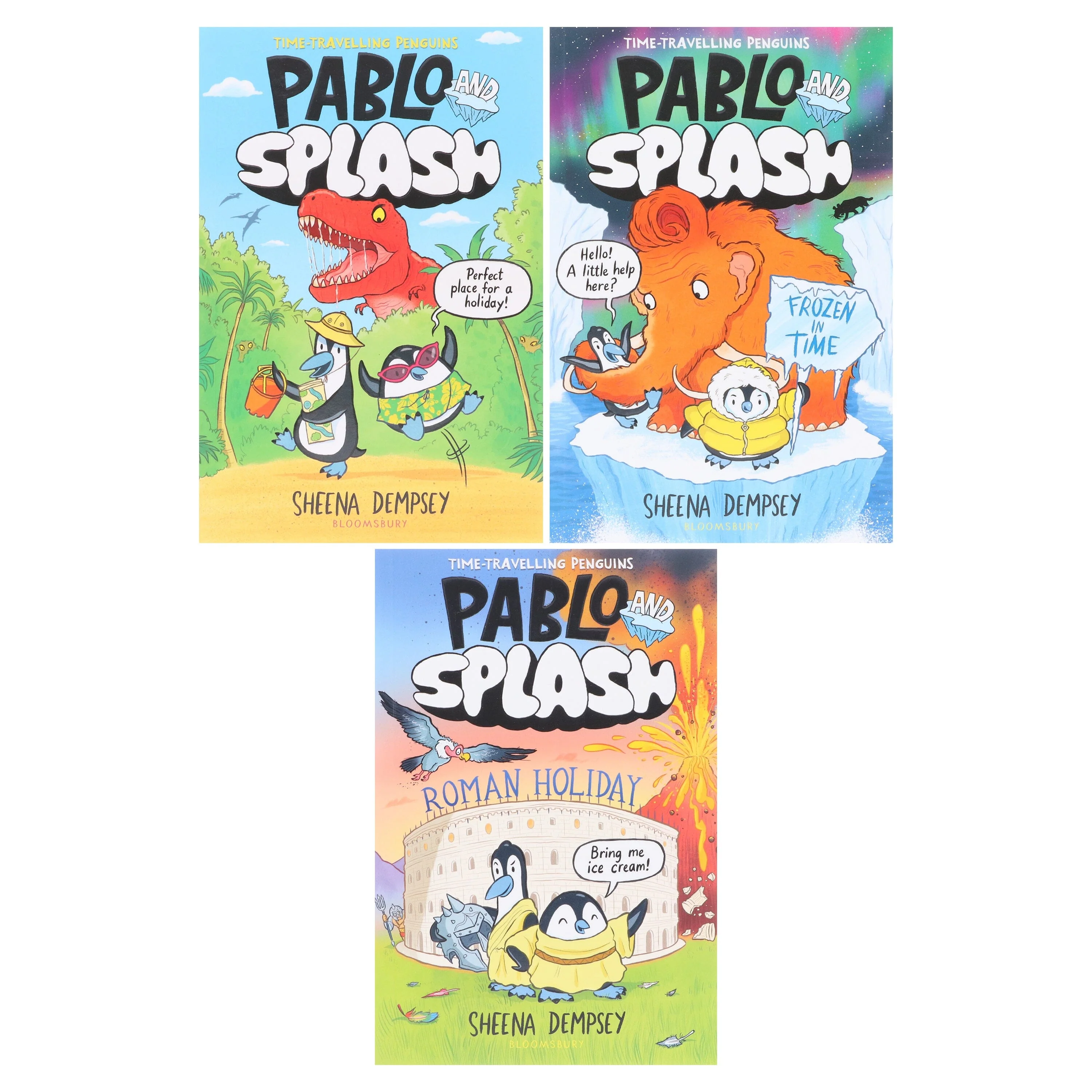 Pablo and Splash Graphic Novel Series by Sheena Dempsey Illustrated 3 Books Collection Set - Ages - 6-9 - Paperback - Image 2