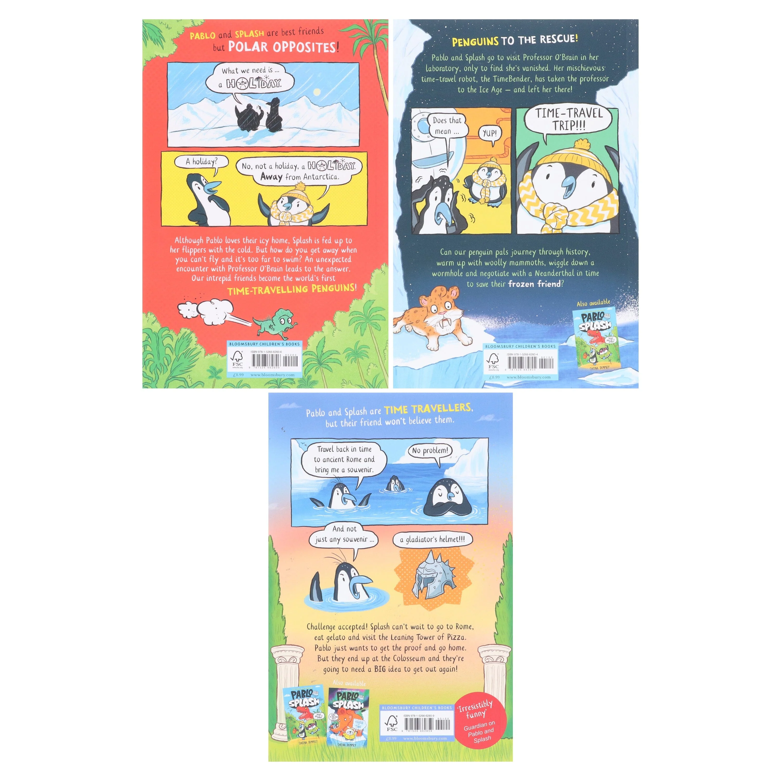 Pablo and Splash Graphic Novel Series by Sheena Dempsey Illustrated 3 Books Collection Set - Ages - 6-9 - Paperback - Image 3