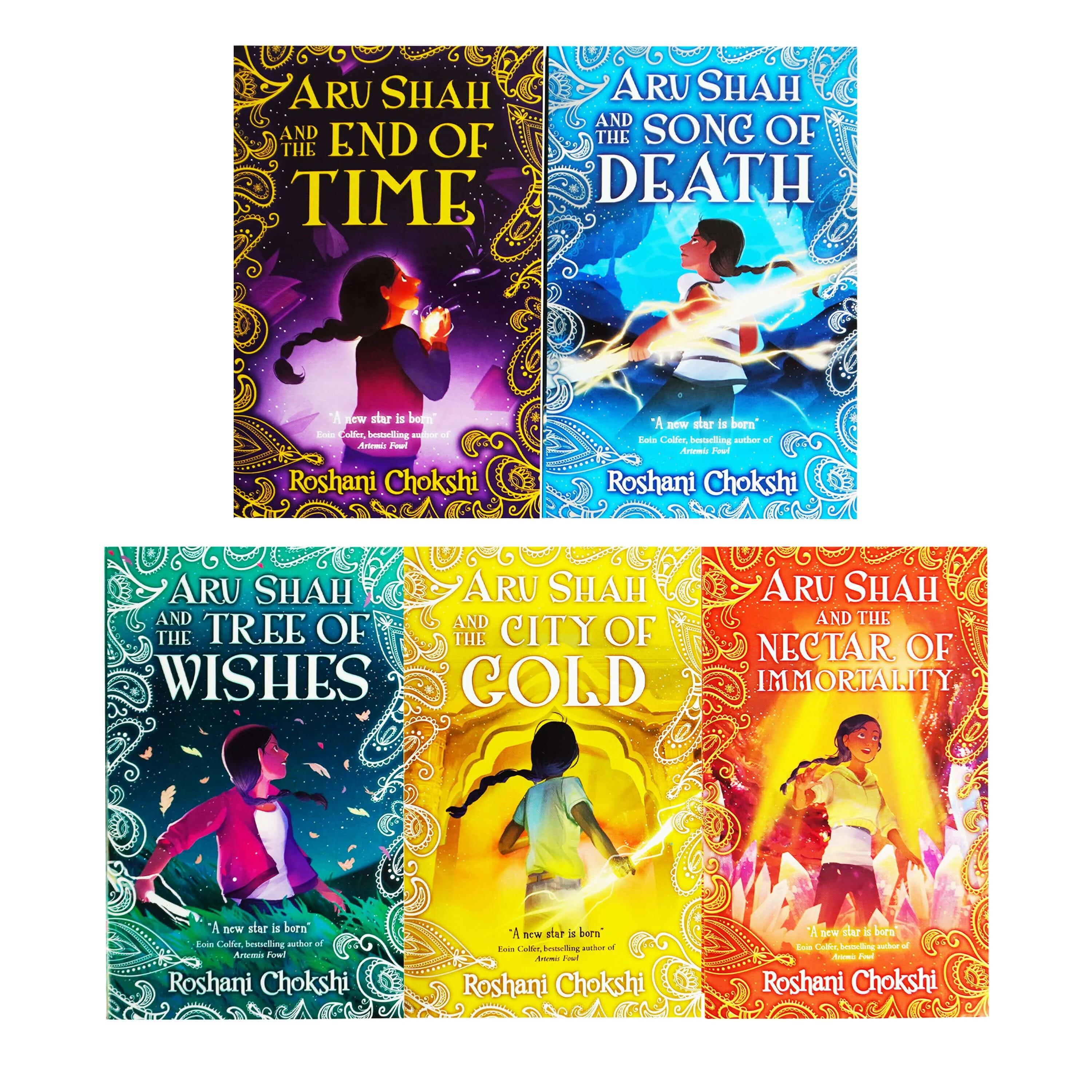 Damaged - Pandava Series Collection by Roshani Chokshi 5 Books Set - Ages 8-12 - Paperback - T 55 - Image 2
