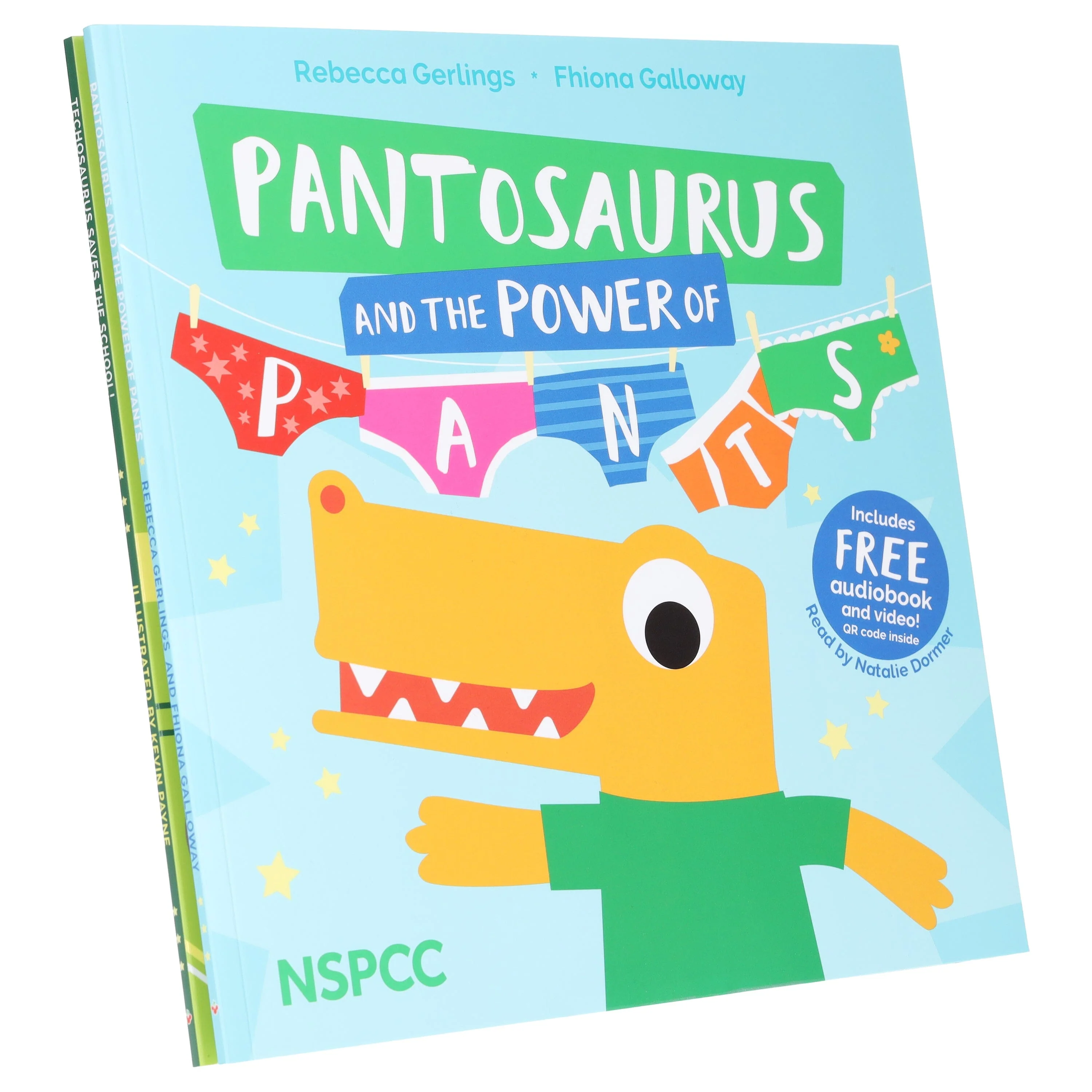 Pantosaurus and the Power of Pants & Techosaurus Saves the School! 2 Picture Books Collection Set With Pterodactyl Dinosaur Costume - Image 6