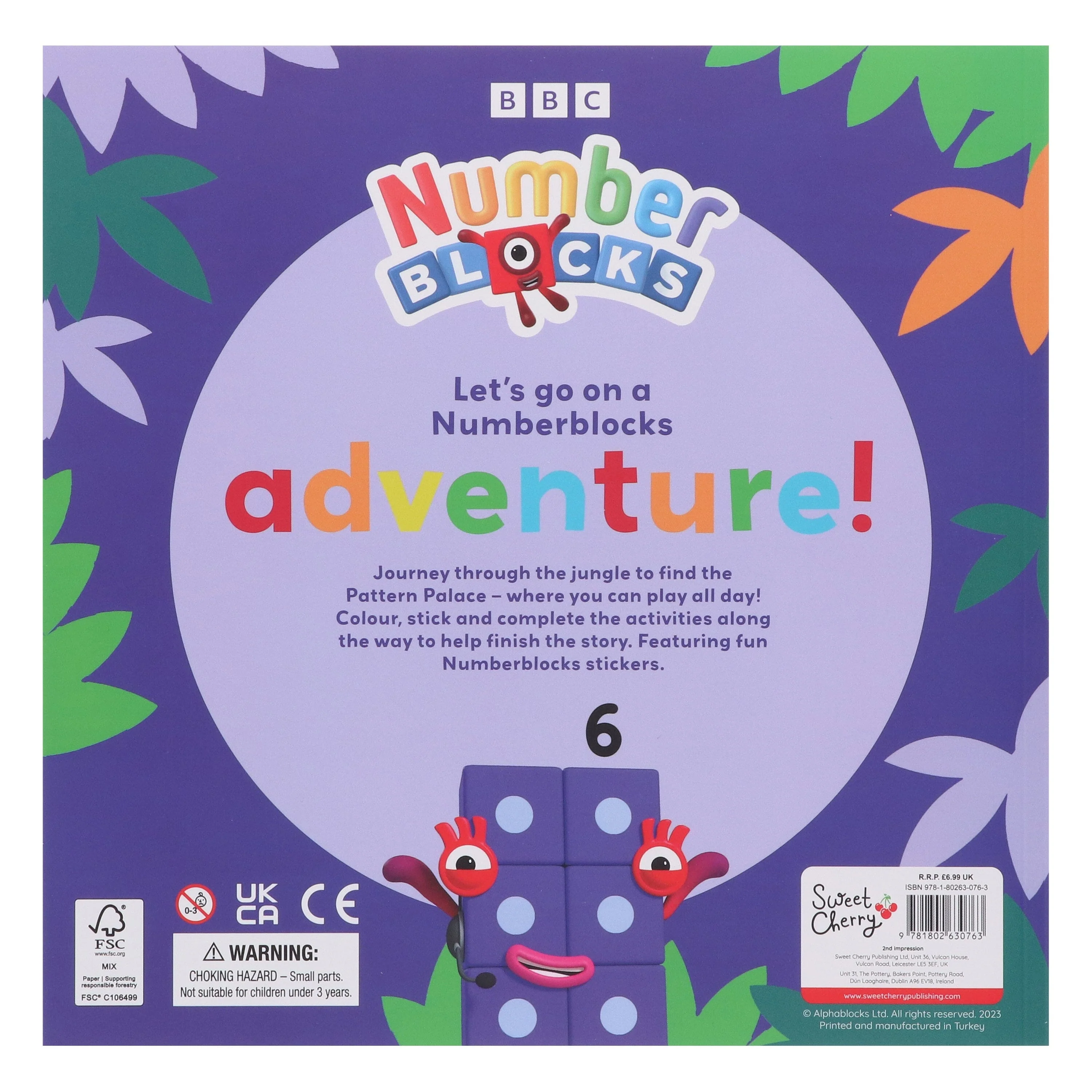 Pattern Palace: A Numberblocks Sticker Storybook Featuring Over 60 Fun Stickers! - Ages 3-6 - Paperback - Image 3