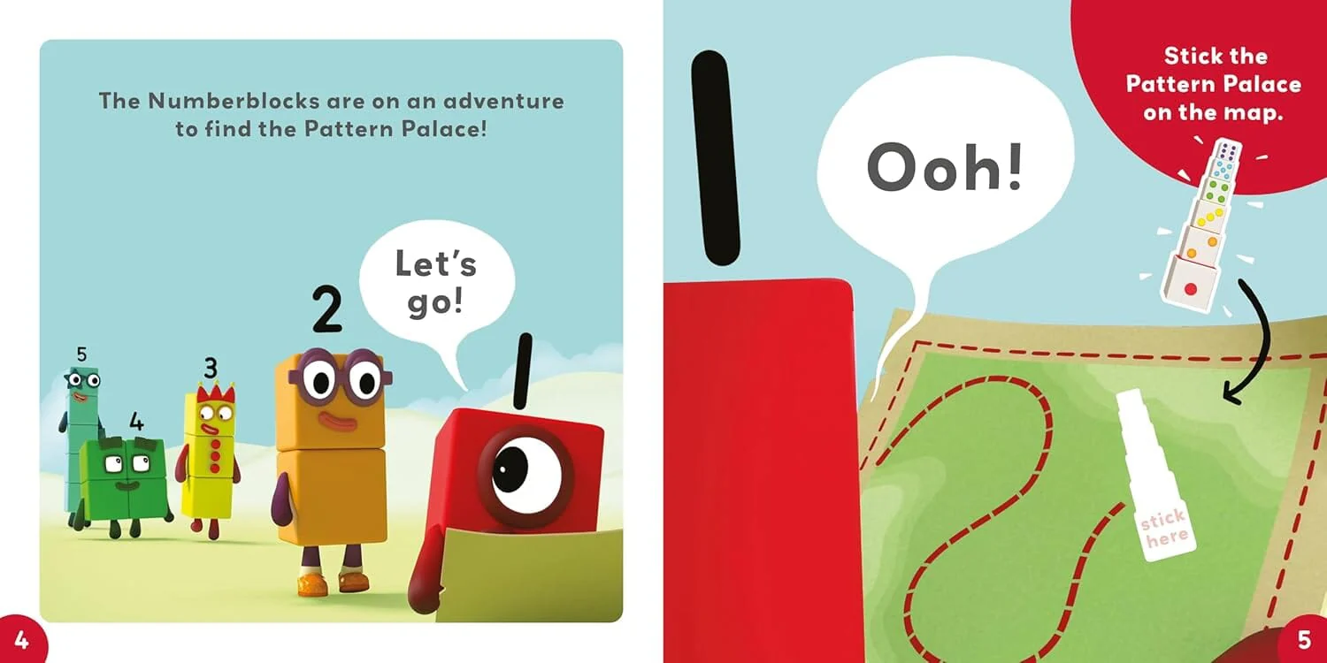 Pattern Palace: A Numberblocks Sticker Storybook Featuring Over 60 Fun Stickers! - Ages 3-6 - Paperback - Image 6