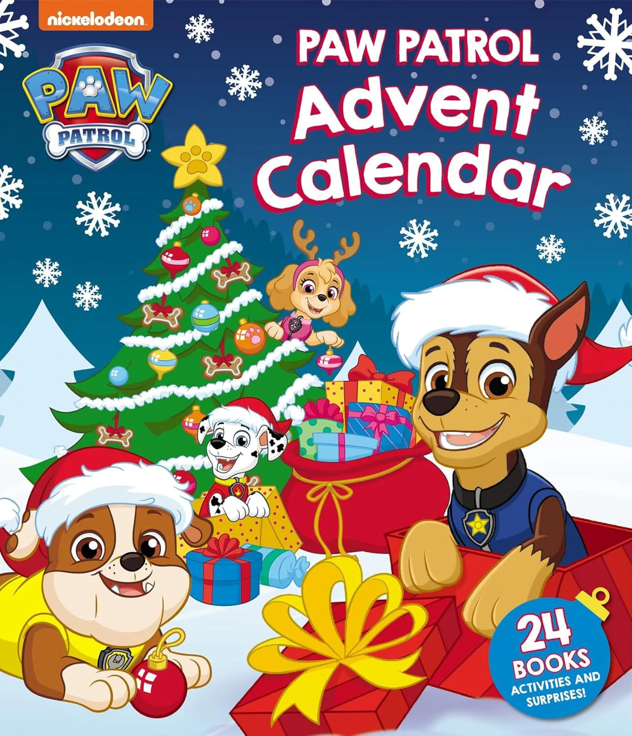 PAW PATROL Advent Calendar 24 Books, Activities and Surprises! - Ages 3+ - Paperback - Image 2