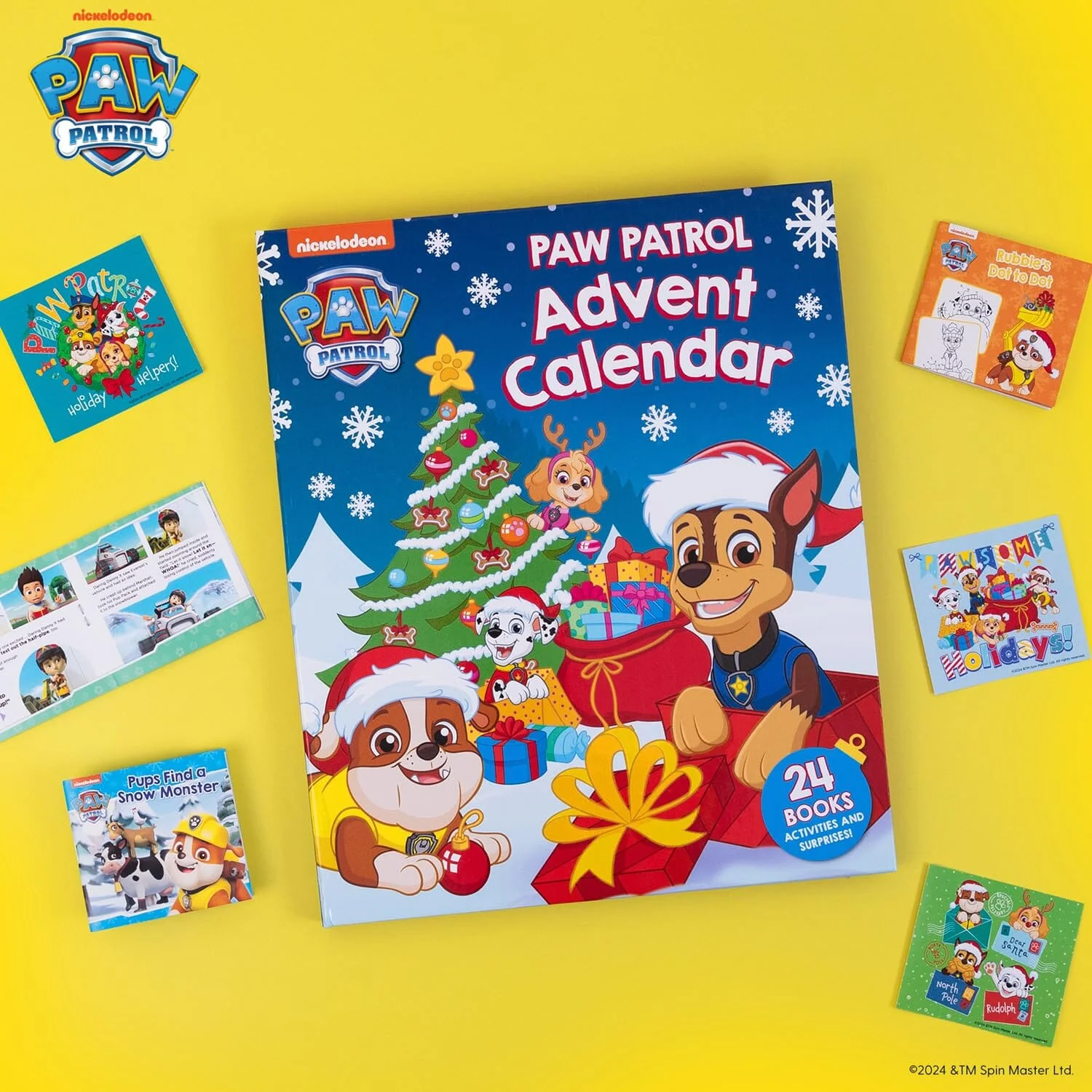 PAW PATROL Advent Calendar 24 Books, Activities and Surprises! - Ages 3+ - Paperback - Image 4