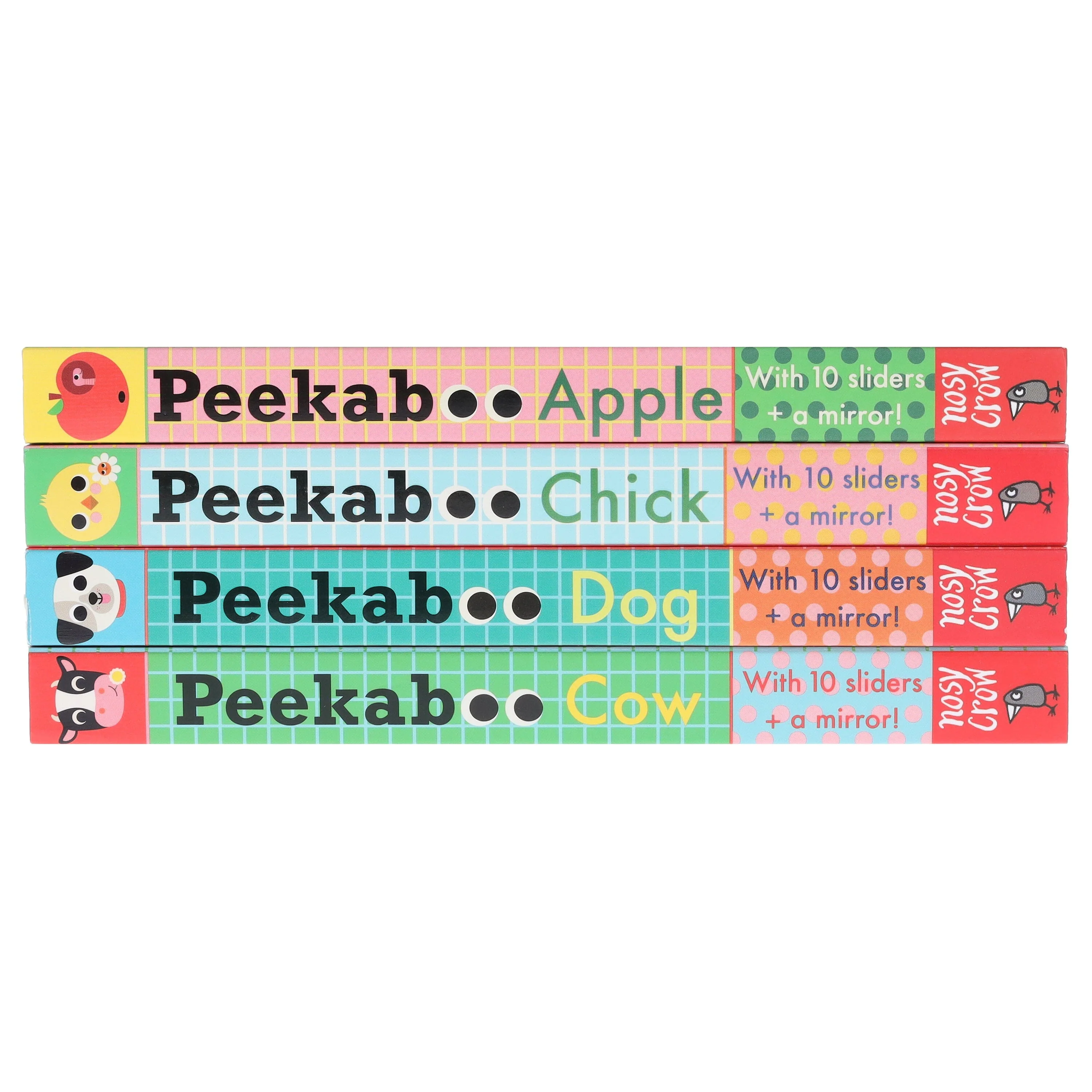 Peekaboo: Apple, Chick, Dog & Cow by Camilla Reid Illustrated 4 Books Collection Set - Ages 0-5 - Board Book - Image 6