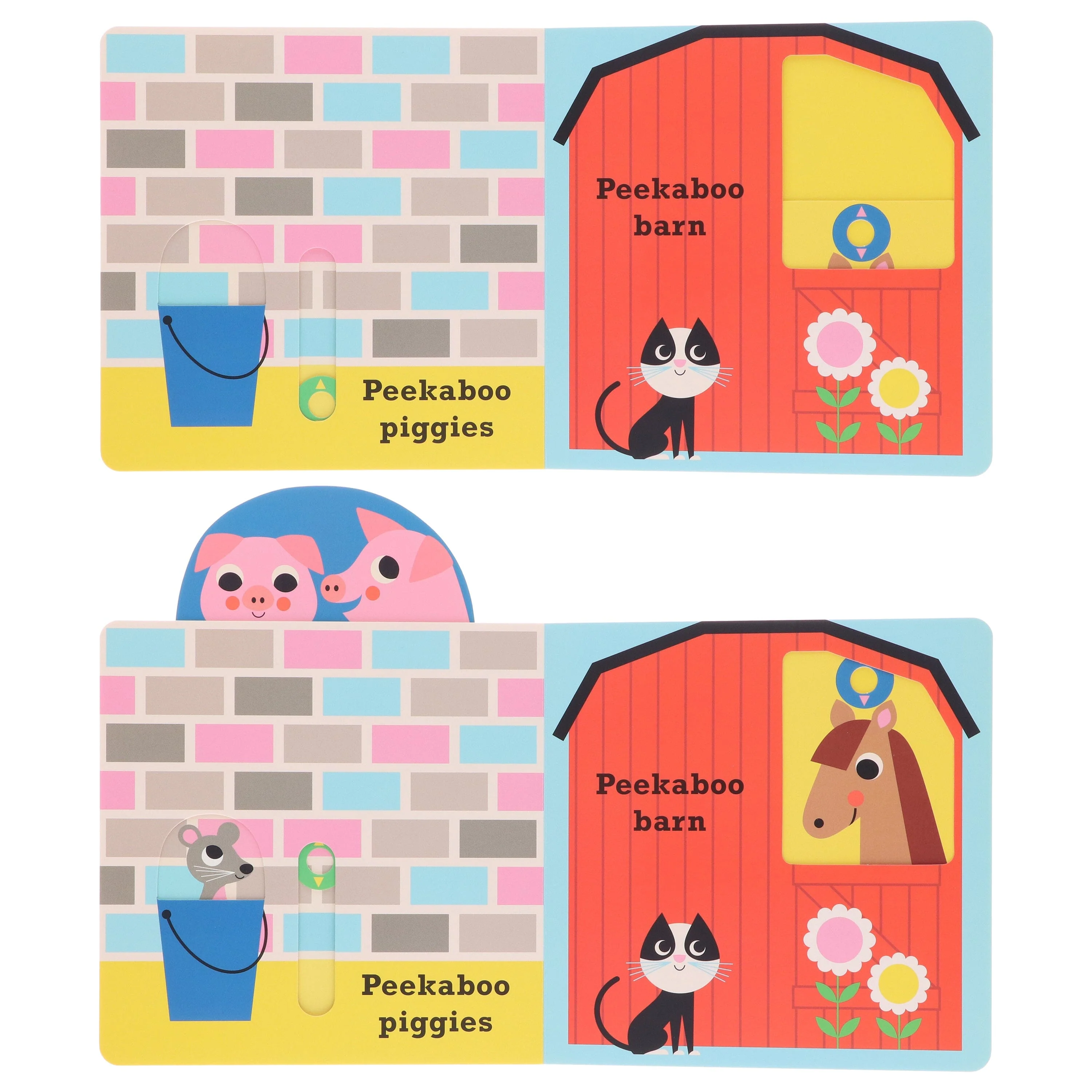 Peekaboo: Apple, Chick, Dog & Cow by Camilla Reid Illustrated 4 Books Collection Set - Ages 0-5 - Board Book - Image 9