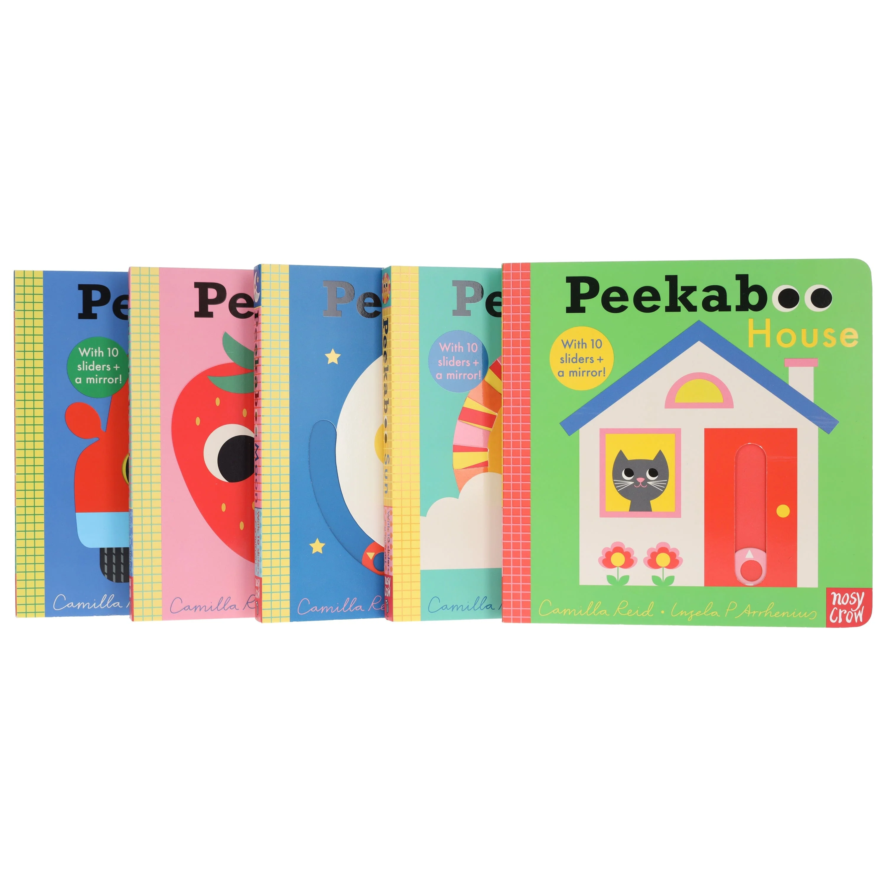 Peekaboo: House, Sun, Moon, Love & Car by Camilla Reid Illustrated 5 Books Collection Set - Ages 0-5 - Board Book - Image 4
