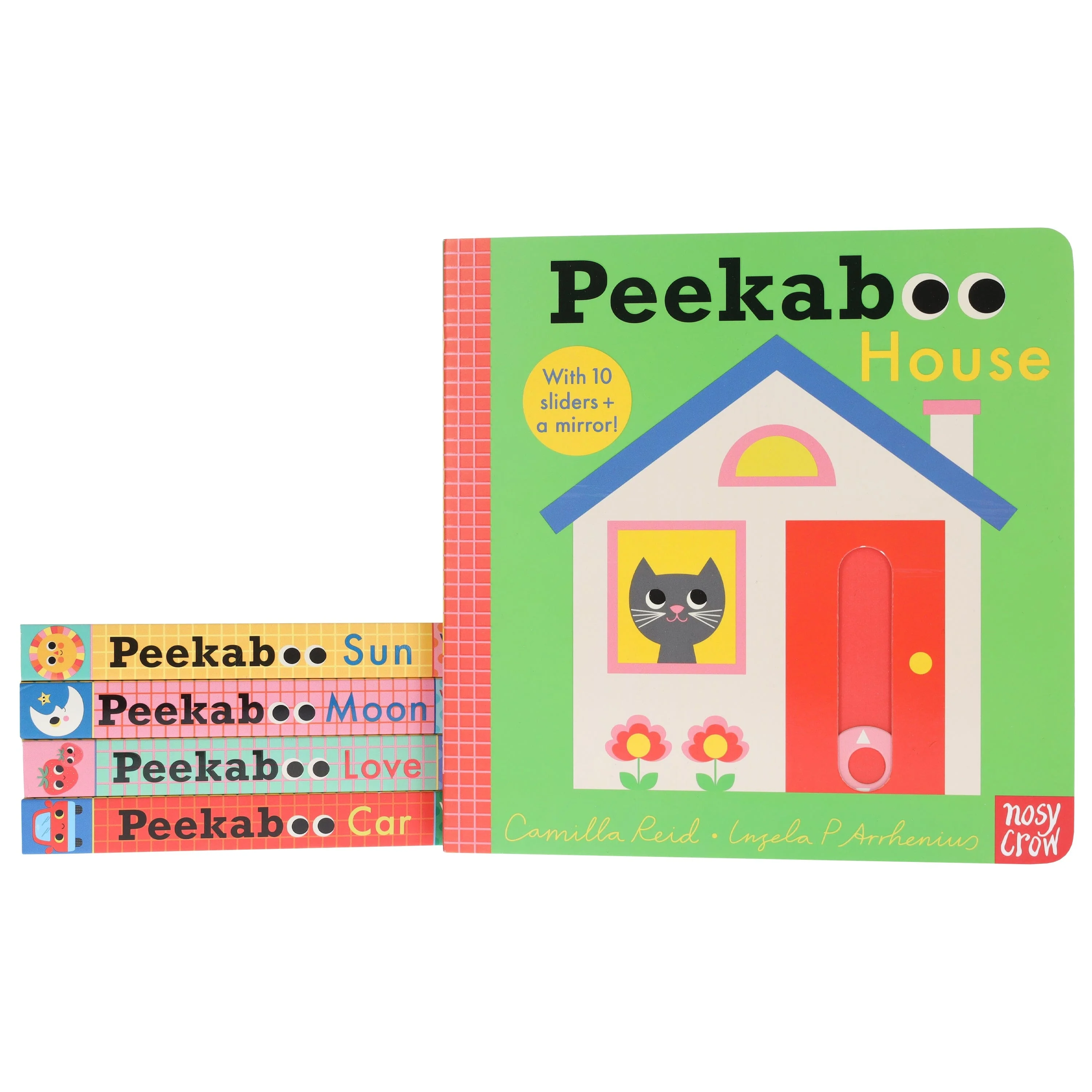 Peekaboo: House, Sun, Moon, Love & Car by Camilla Reid Illustrated 5 Books Collection Set - Ages 0-5 - Board Book - Image 5