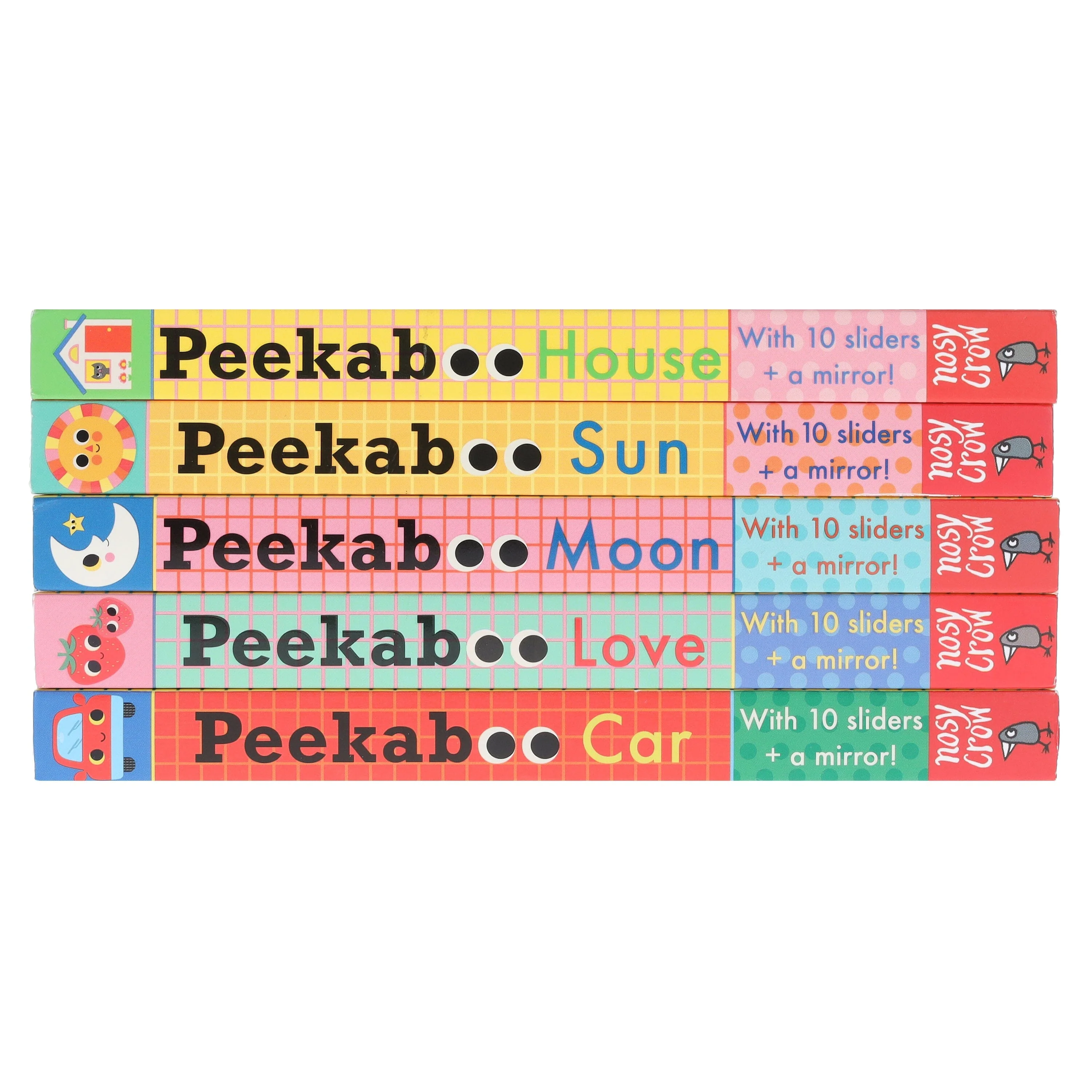 Peekaboo: House, Sun, Moon, Love & Car by Camilla Reid Illustrated 5 Books Collection Set - Ages 0-5 - Board Book - Image 6