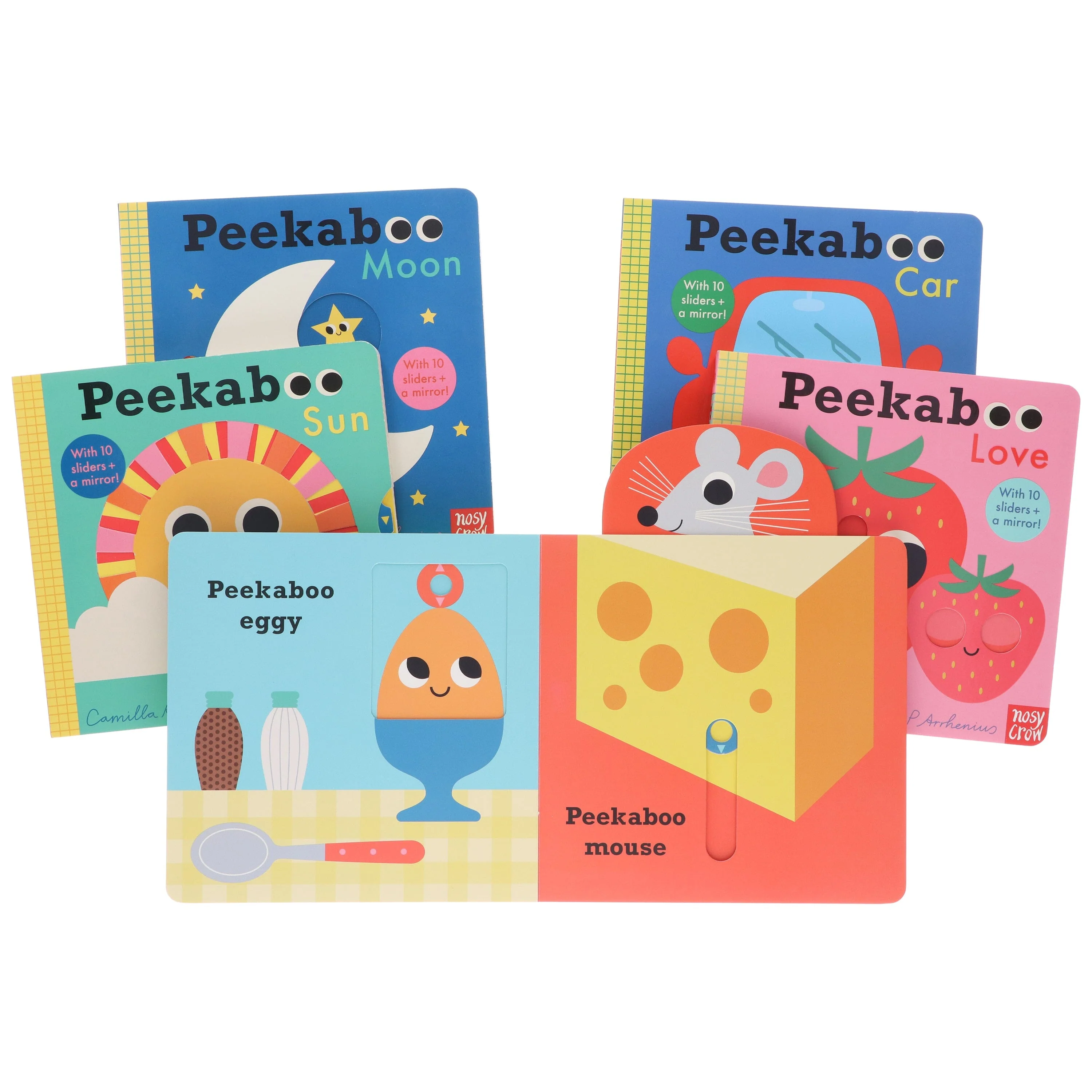 Peekaboo: House, Sun, Moon, Love & Car by Camilla Reid Illustrated 5 Books Collection Set - Ages 0-5 - Board Book - Image 7