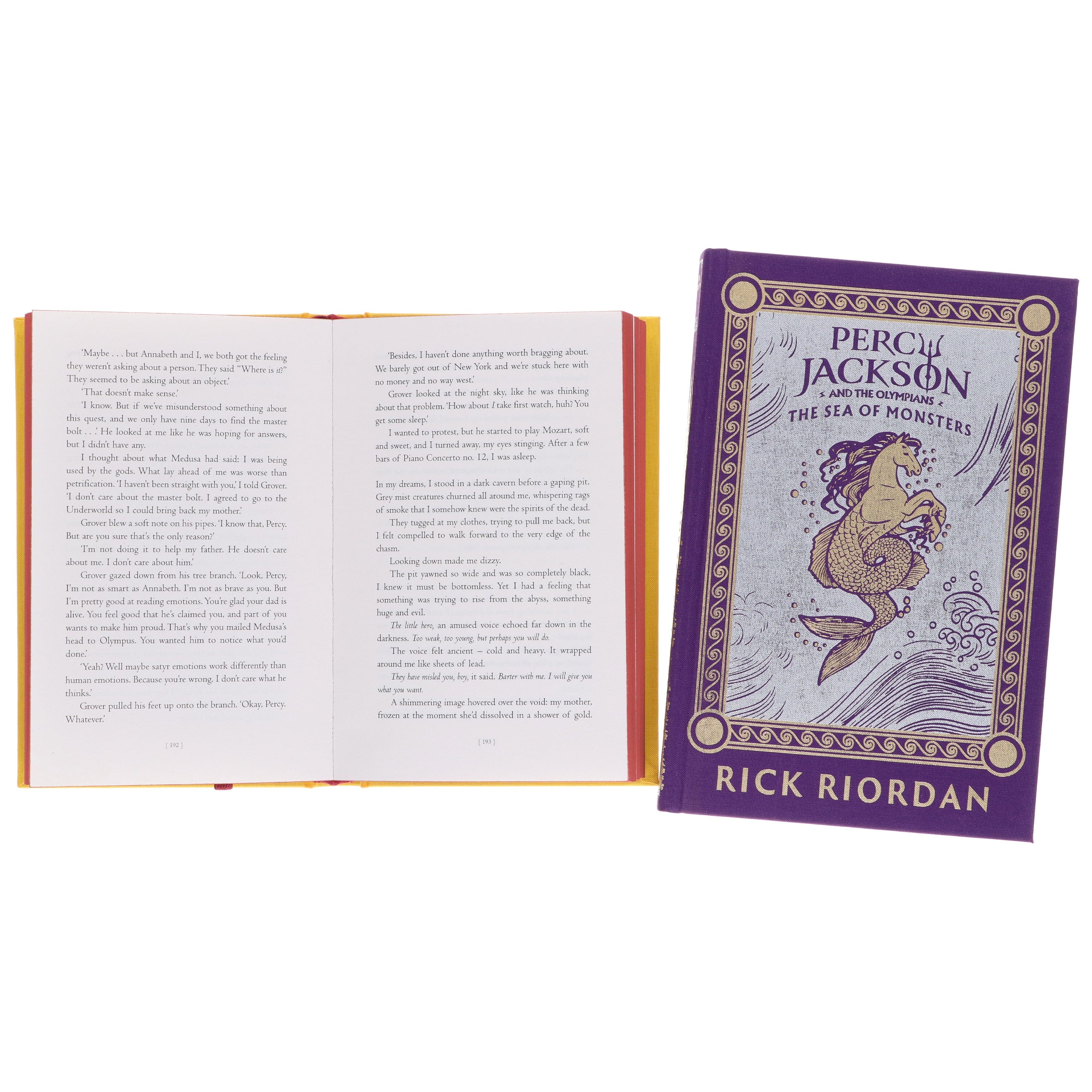 Percy Jackson and the Olympians (Puffin 85th Anniversary Clothbound Collection) by Rick Riordan 2 Books Collector's Edition Set - Ages 9+ - Hardback - Image 8