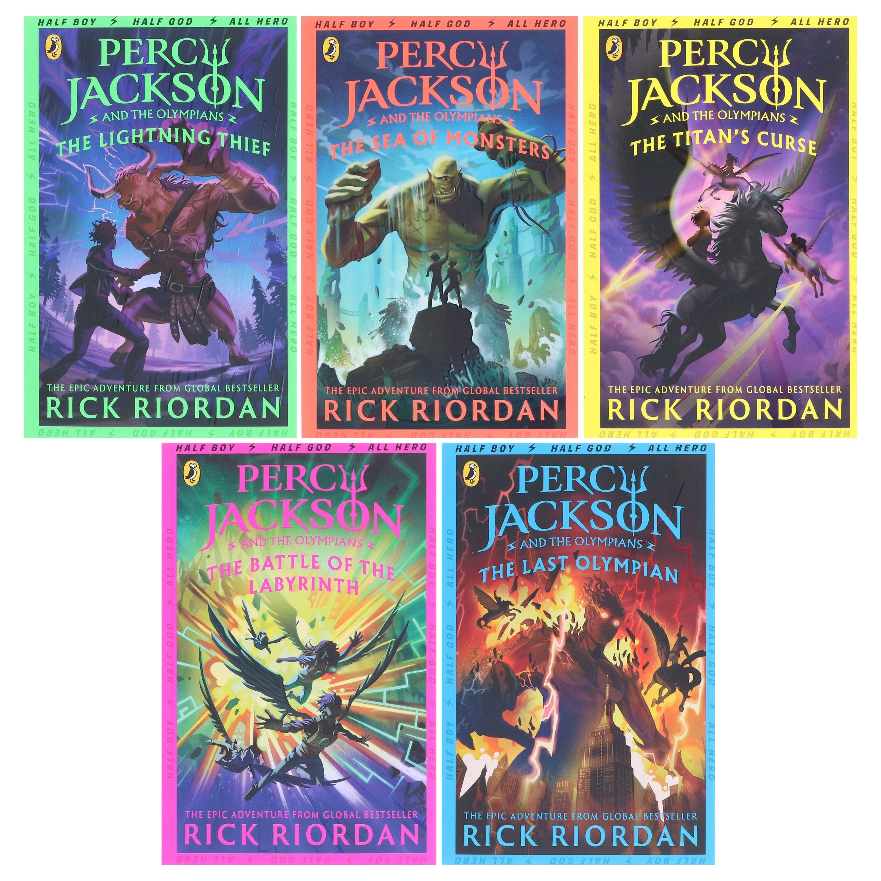 Percy Jackson And The Olympians Series By Rick Riordan 5 Books Collection Set - Ages 9+ - Paperback - Image 2