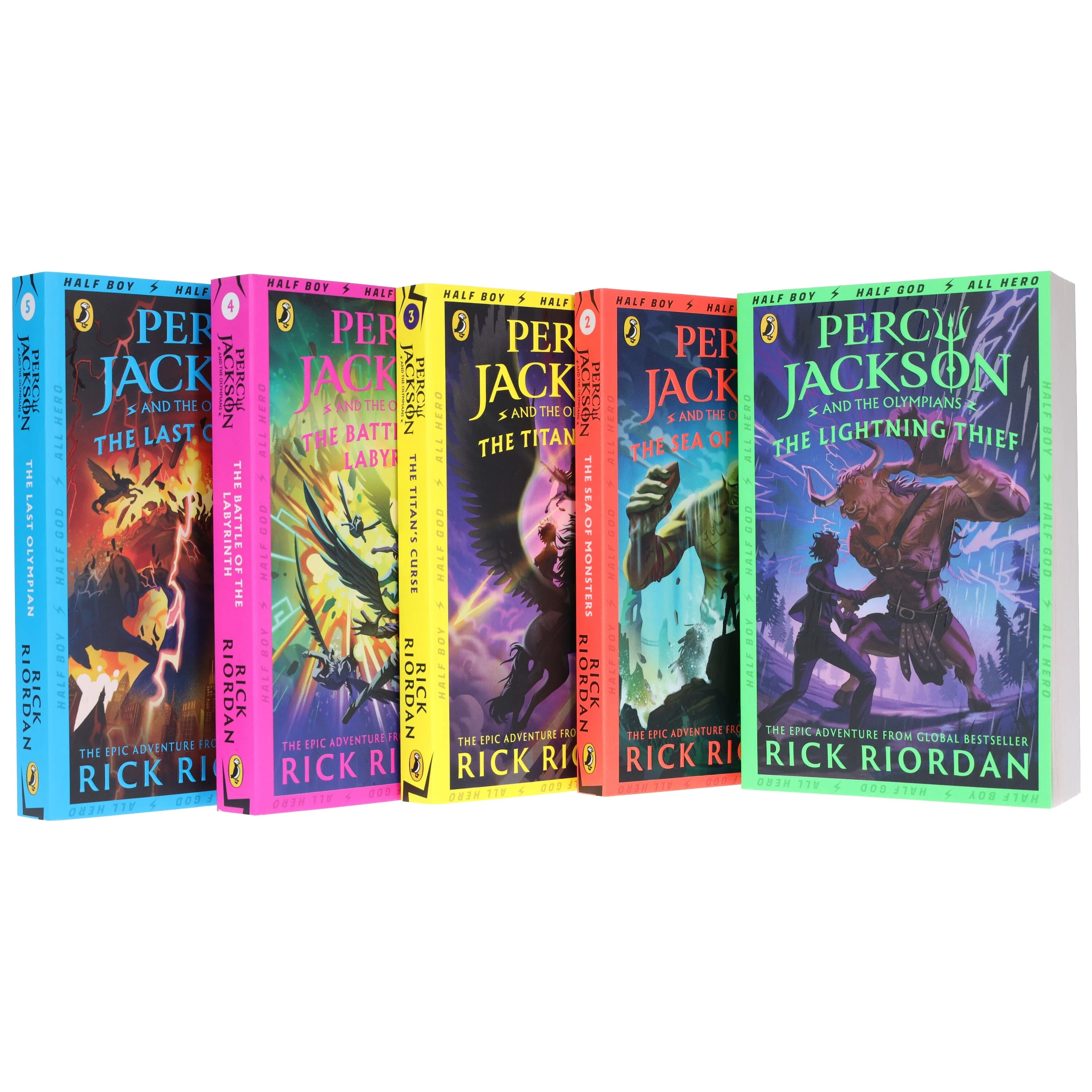 Percy Jackson And The Olympians Series By Rick Riordan 5 Books Collection Set - Ages 9+ - Paperback - Image 4
