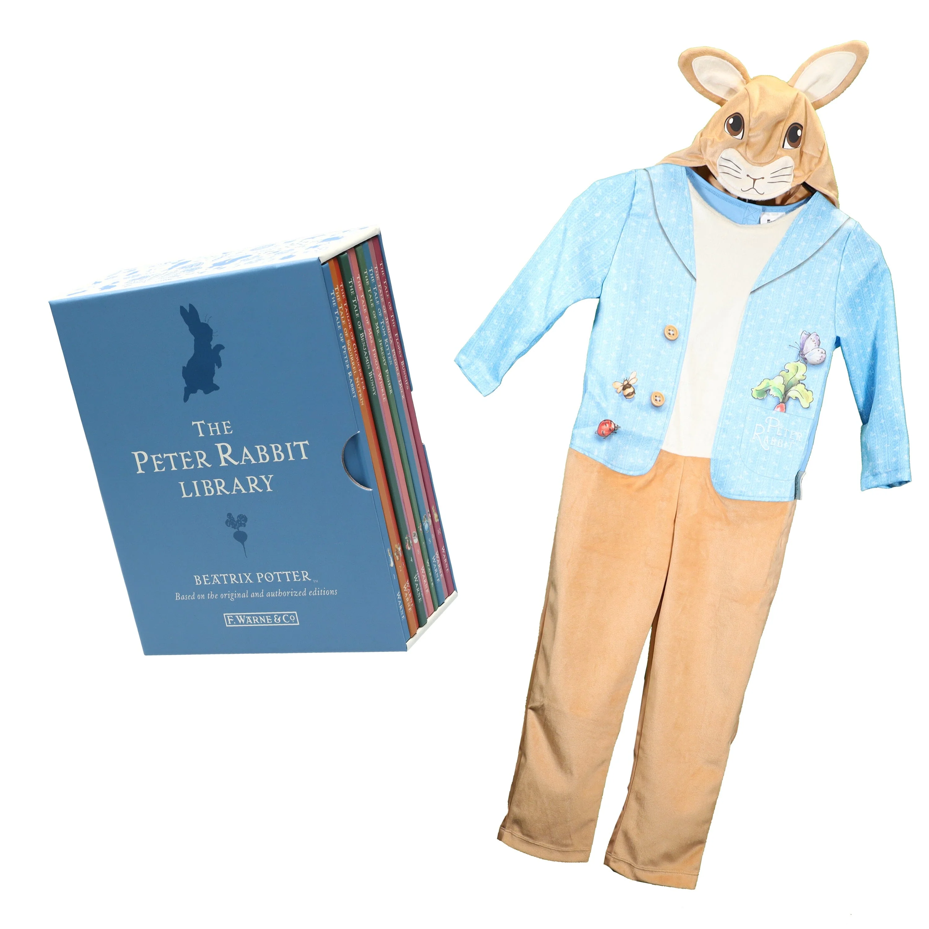 Peter Rabbit Library 10 Books Collection Box Set by Beatrix Potter With Peter Rabbit Classic Costume - Image 11
