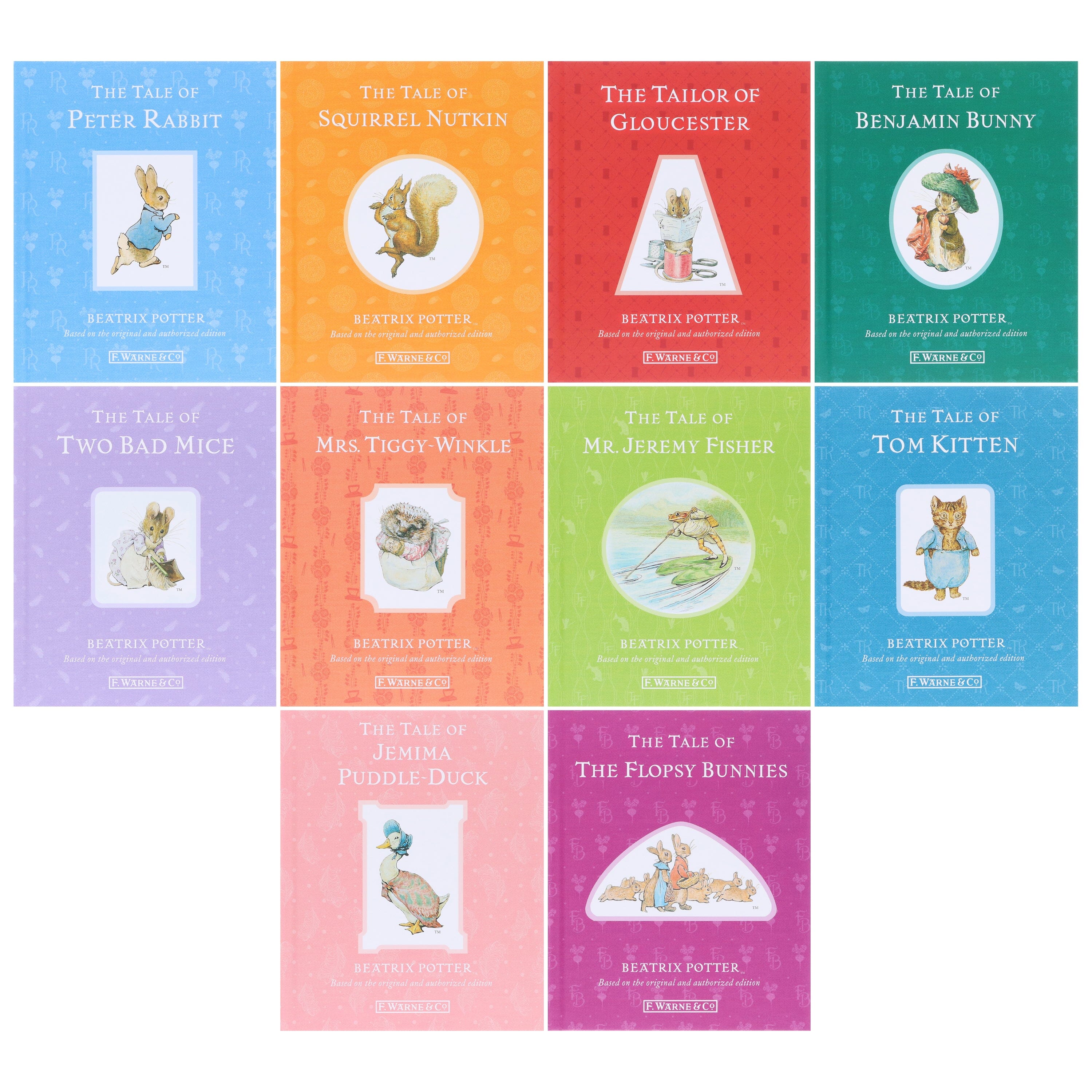 Peter Rabbit Library 10 Books Collection Box Set by Beatrix Potter With Peter Rabbit Classic Costume - Image 3