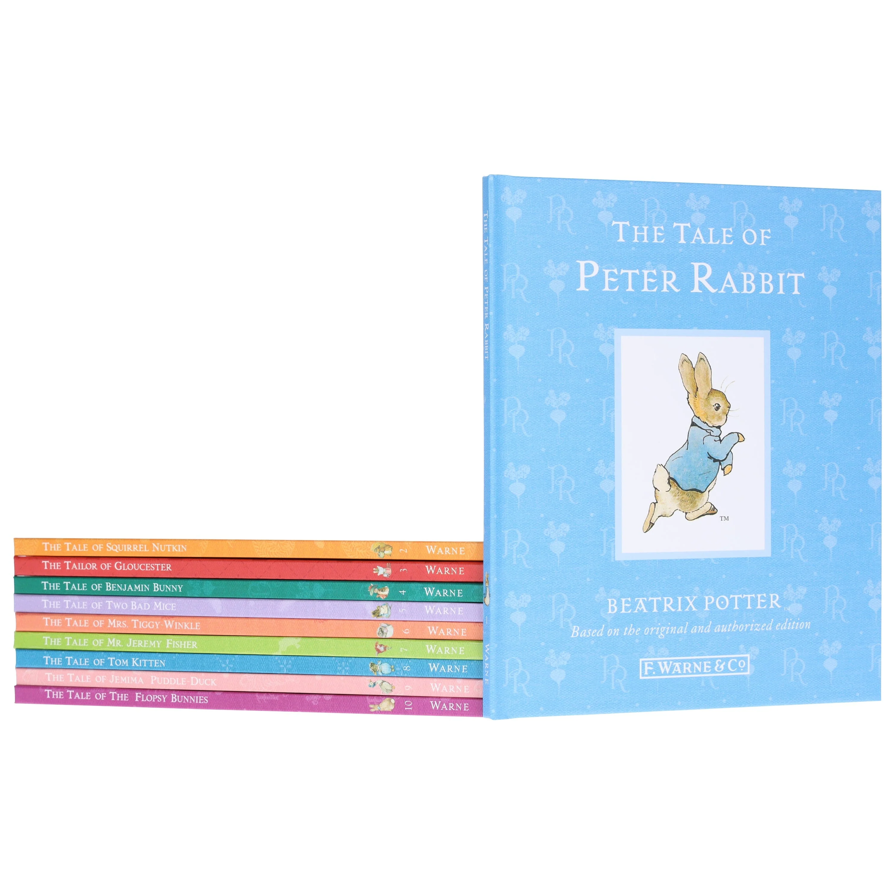 Peter Rabbit Library 10 Books Collection Box Set by Beatrix Potter With Peter Rabbit Classic Costume - Image 7