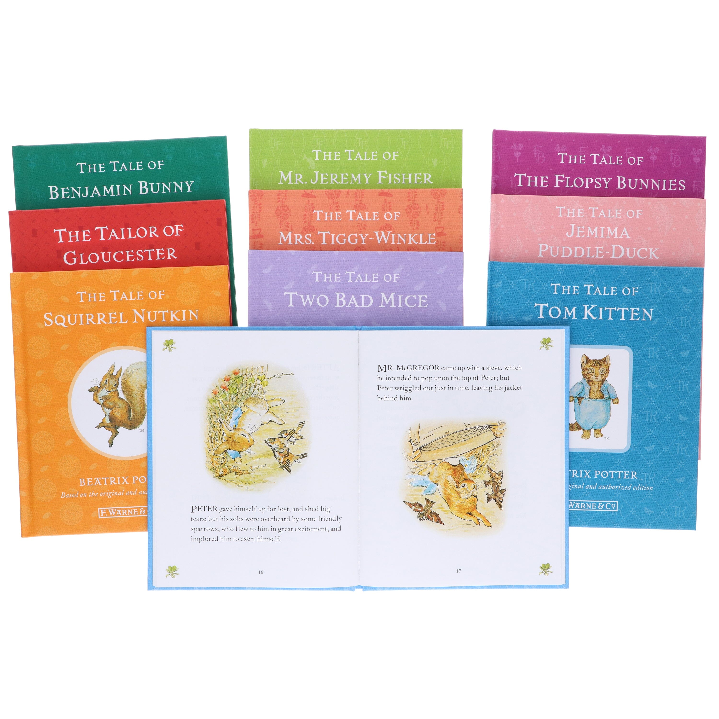 Peter Rabbit Library 10 Books Collection Box Set by Beatrix Potter With Peter Rabbit Classic Costume - Image 9