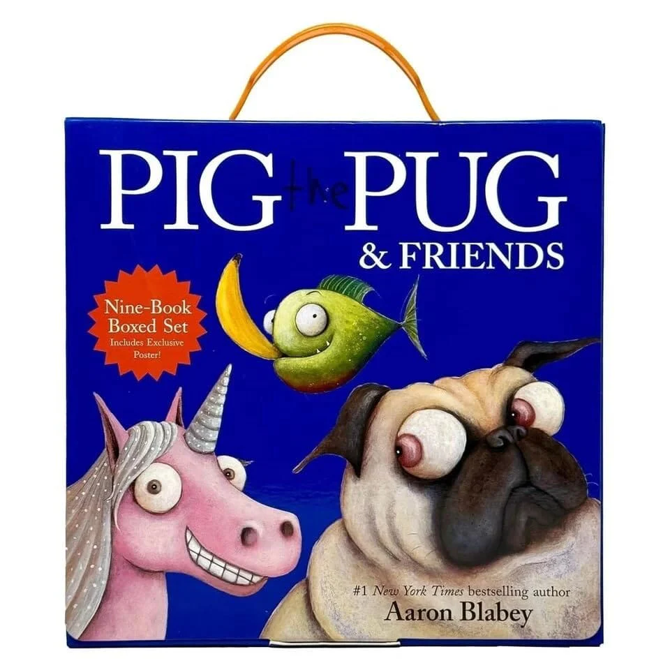 Pig The Pug & Friends by Aaron Blabey 9 Books Boxed Set (Includes Exclusive Poster!) - Ages 3+ - Paperback - Image 2