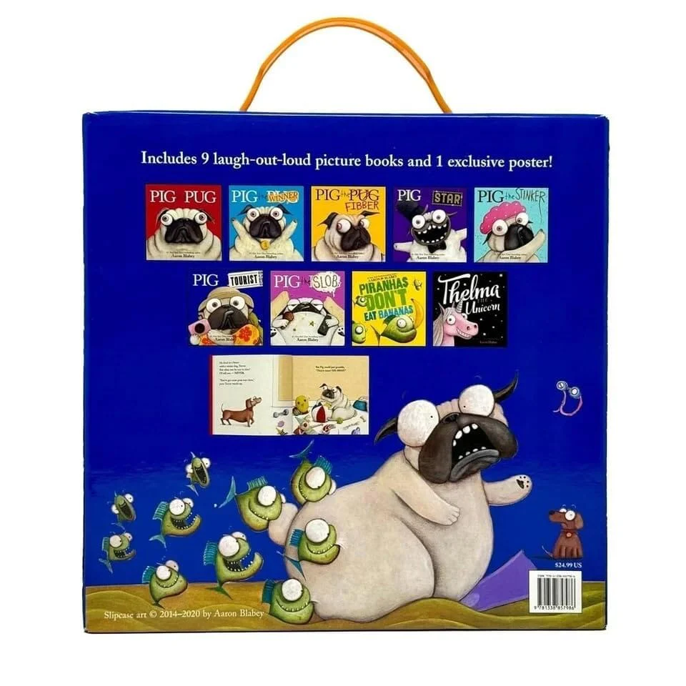 Pig The Pug & Friends by Aaron Blabey 9 Books Boxed Set (Includes Exclusive Poster!) - Ages 3+ - Paperback - Image 3