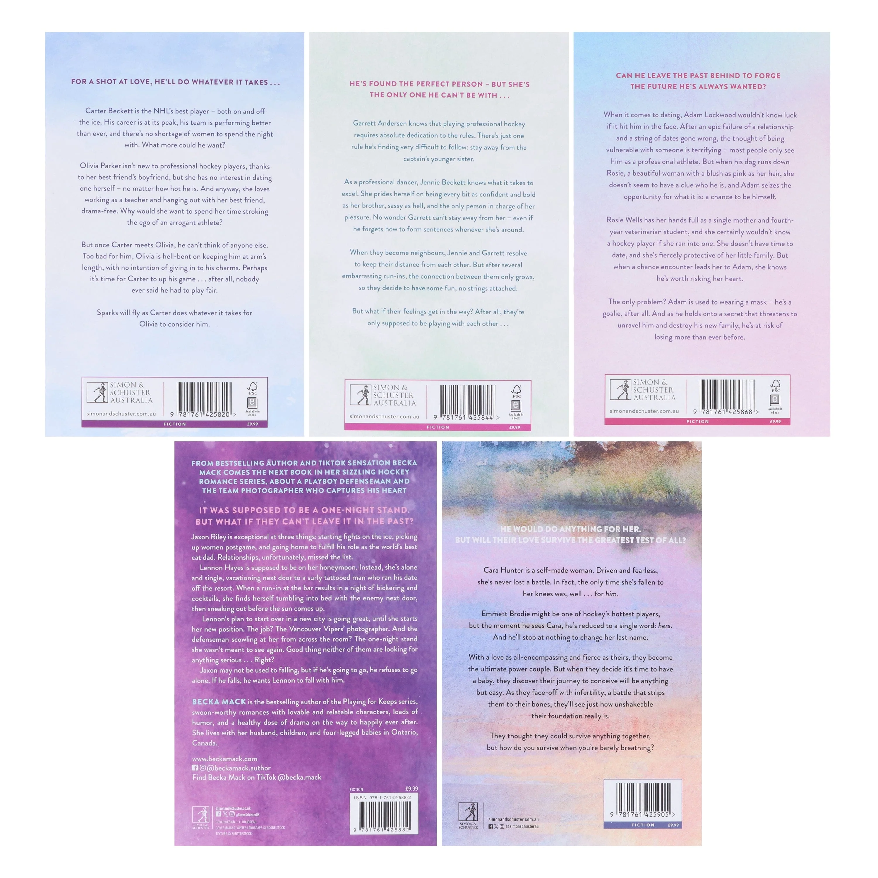Playing For Keeps Series by Becka Mack 5 Books Collection Set - Fiction - Paperback - Image 3