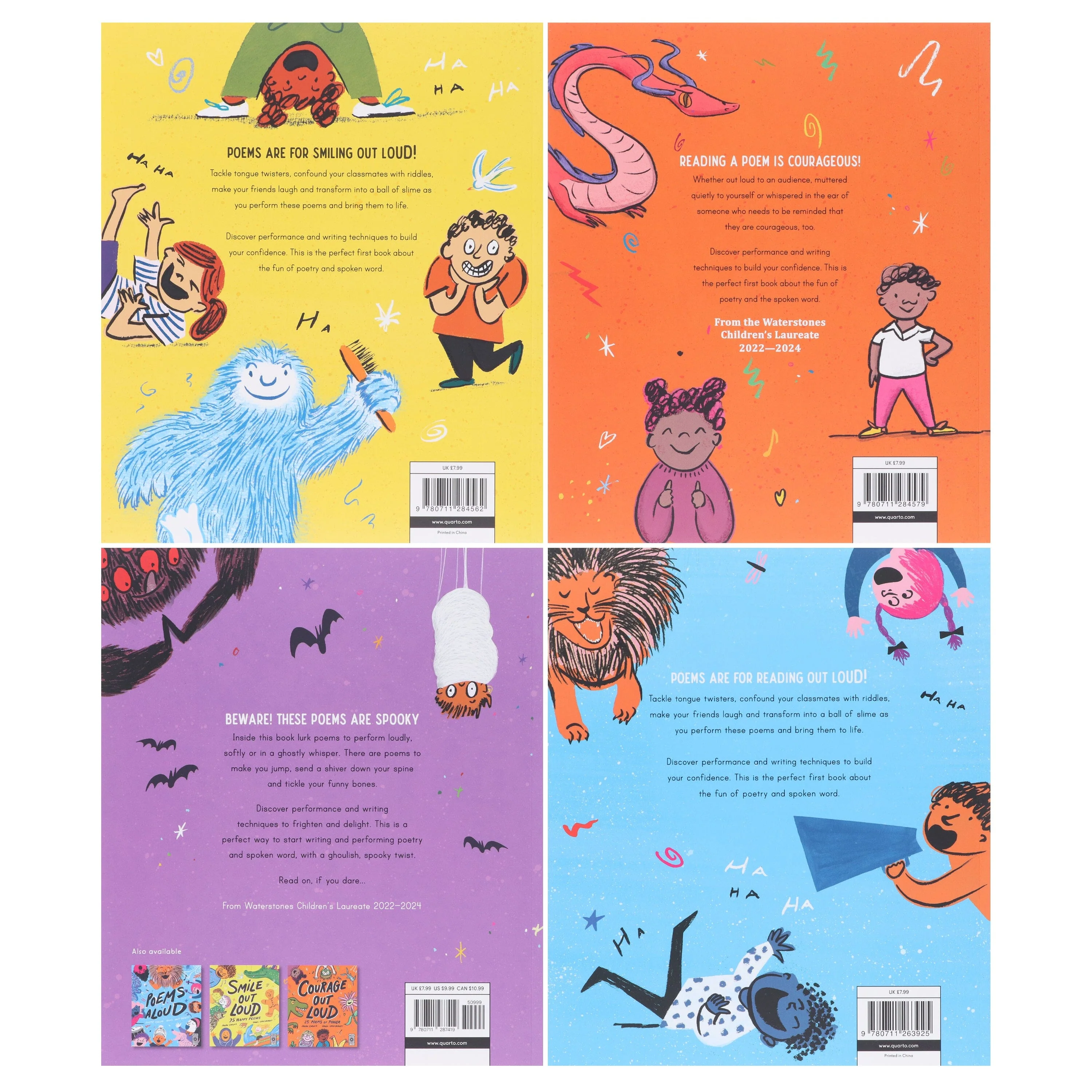 Poetry to Perform Series By Joseph Coelho: Illustrated 4 Picture Books Collection Set - Ages 5-10 - Paperback - Image 2