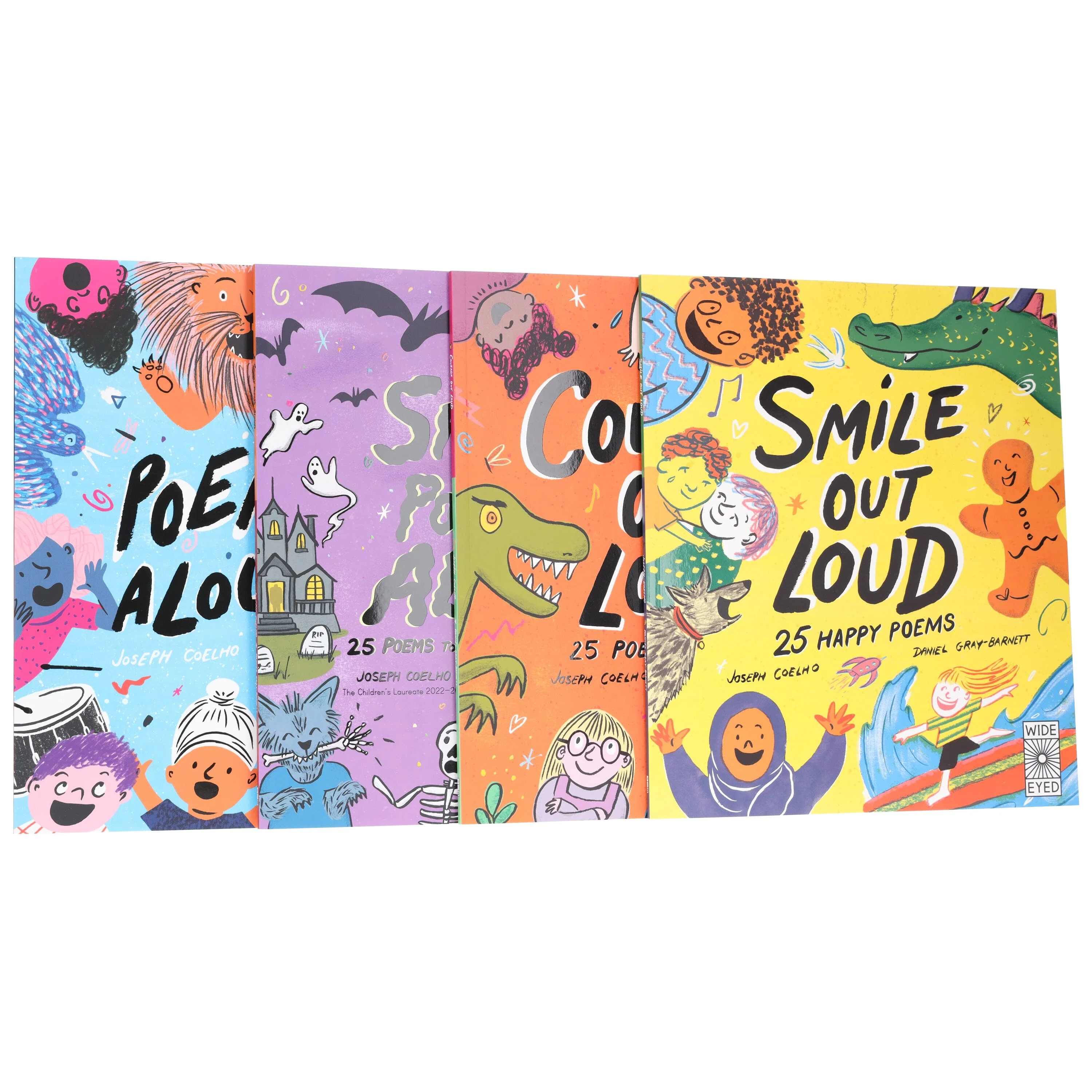 Poetry to Perform Series By Joseph Coelho: Illustrated 4 Picture Books Collection Set - Ages 5-10 - Paperback - Image 3