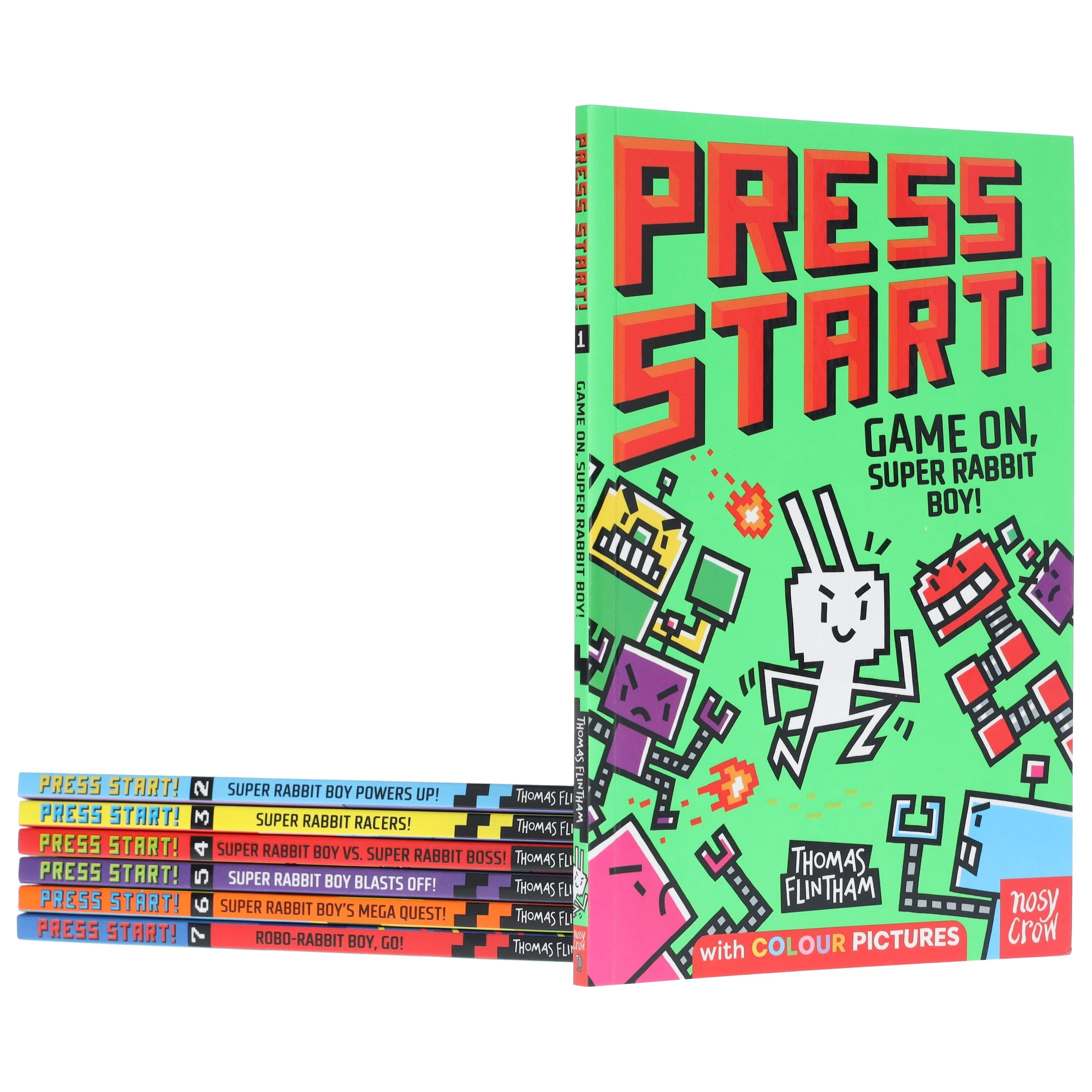 Press Start! Series by Thomas Flintham 7 Books Full-Colour Graphic Novels Collection Set - Ages 5+ - Paperback - Image 5