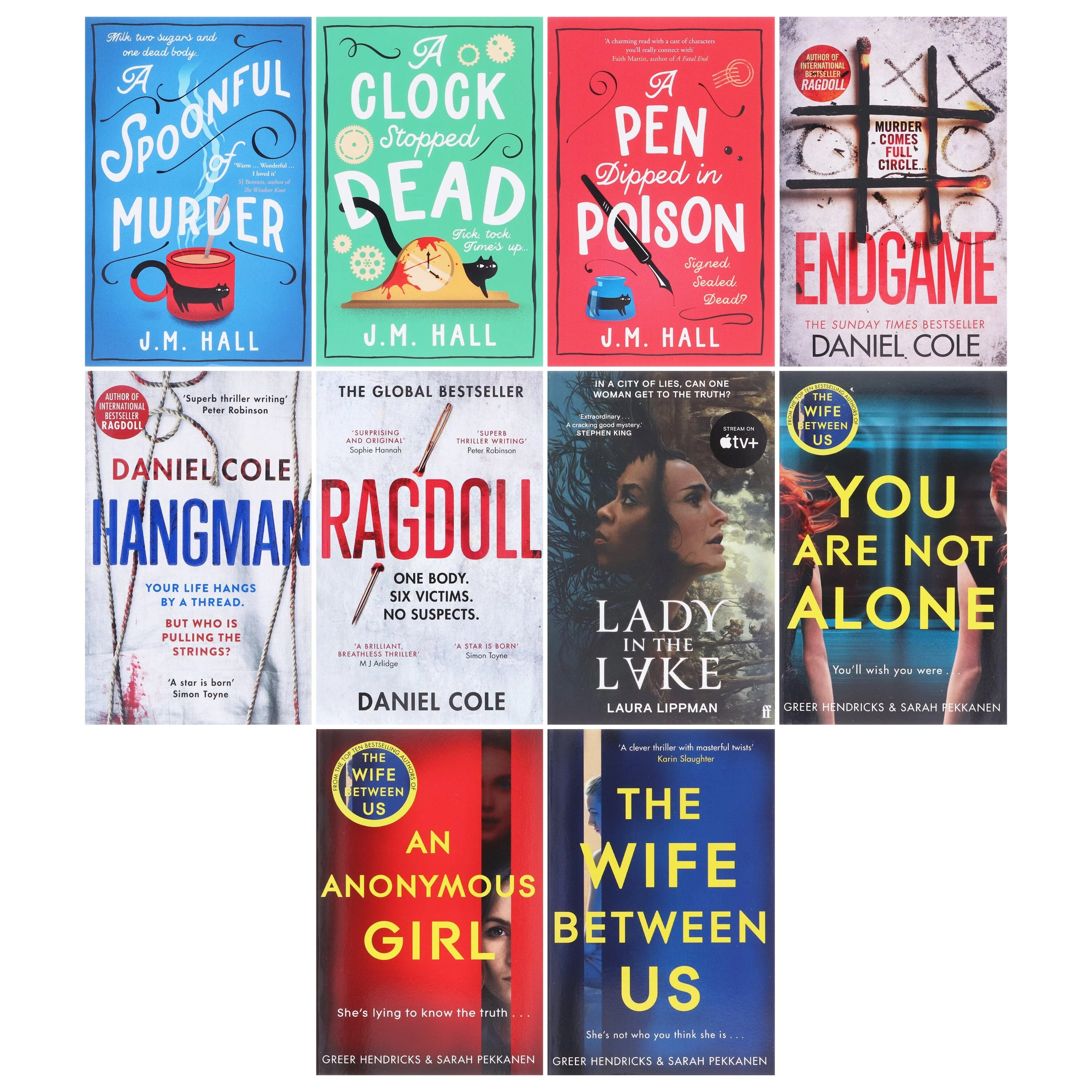 Psychological & Crime Thriller Collection Bundle 10 Books Set – Fiction - Paperback - Image 2
