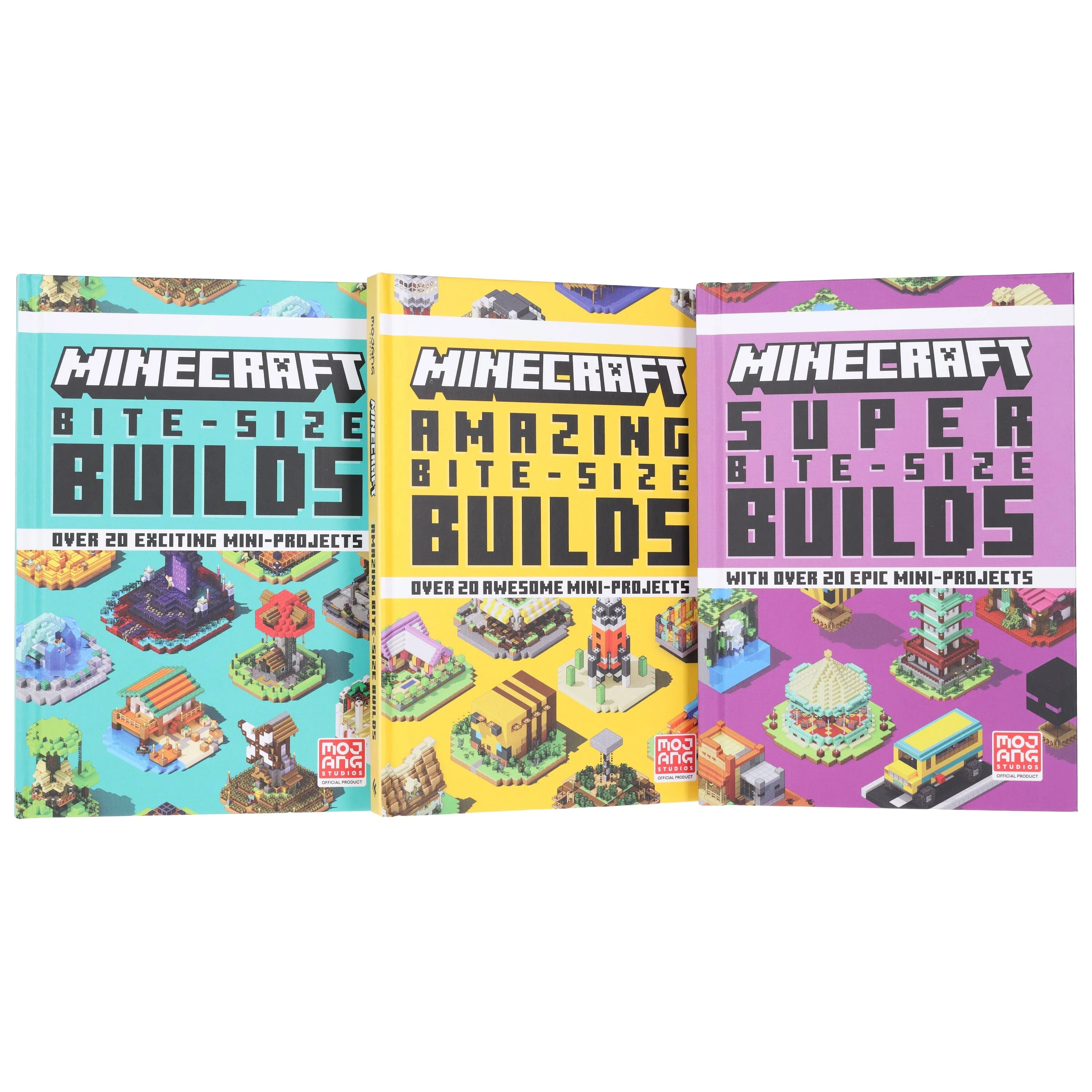 Minecraft Bite-Size Builds by Mojang AB 3 Books Collection Box Set - Ages 7+ - Hardback - Image 4
