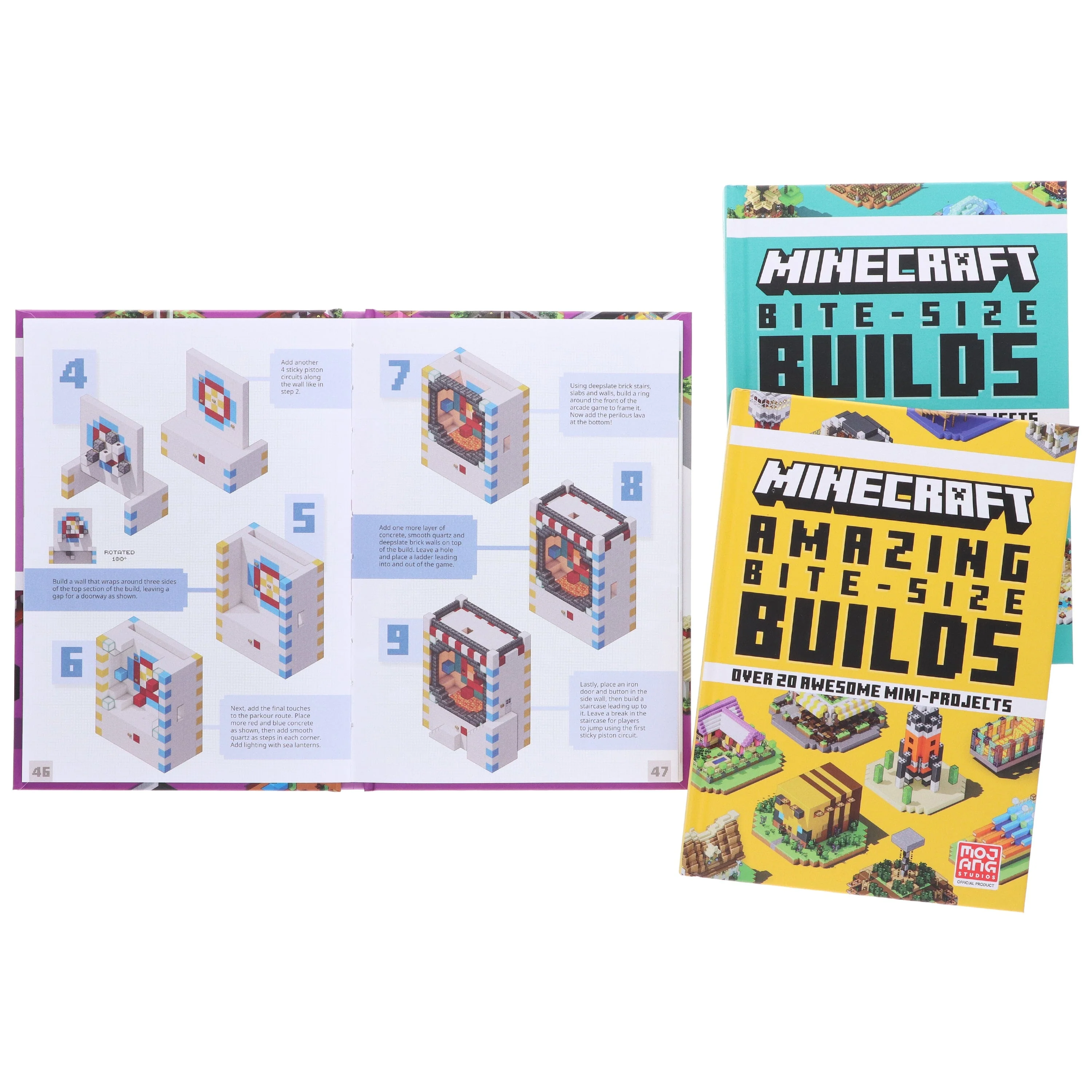 Minecraft Bite-Size Builds by Mojang AB 3 Books Collection Box Set - Ages 7+ - Hardback - Image 7