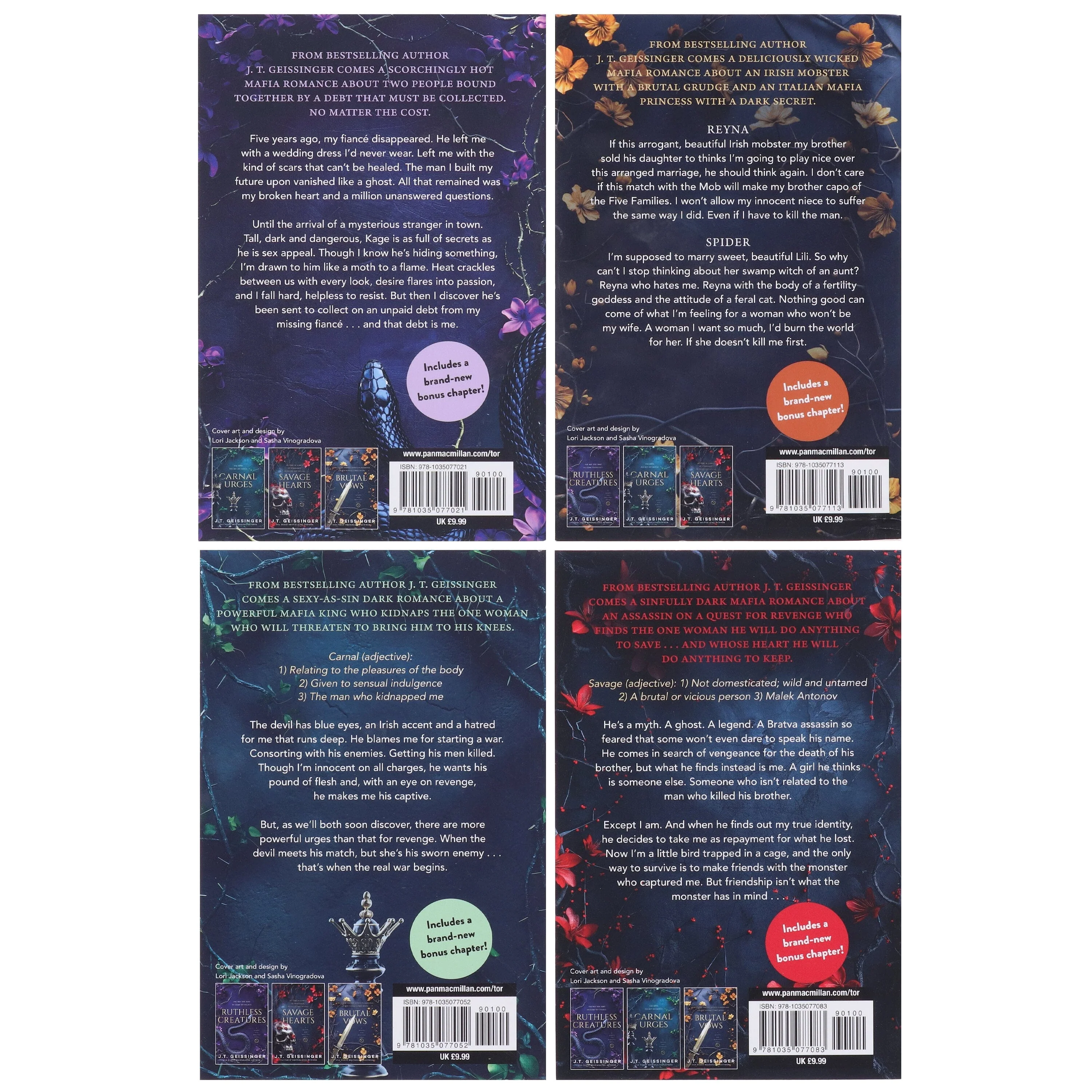Queens and Monsters Series by J. T. Geissinger 4 Books Collection Set - Fiction - Paperback - Image 3