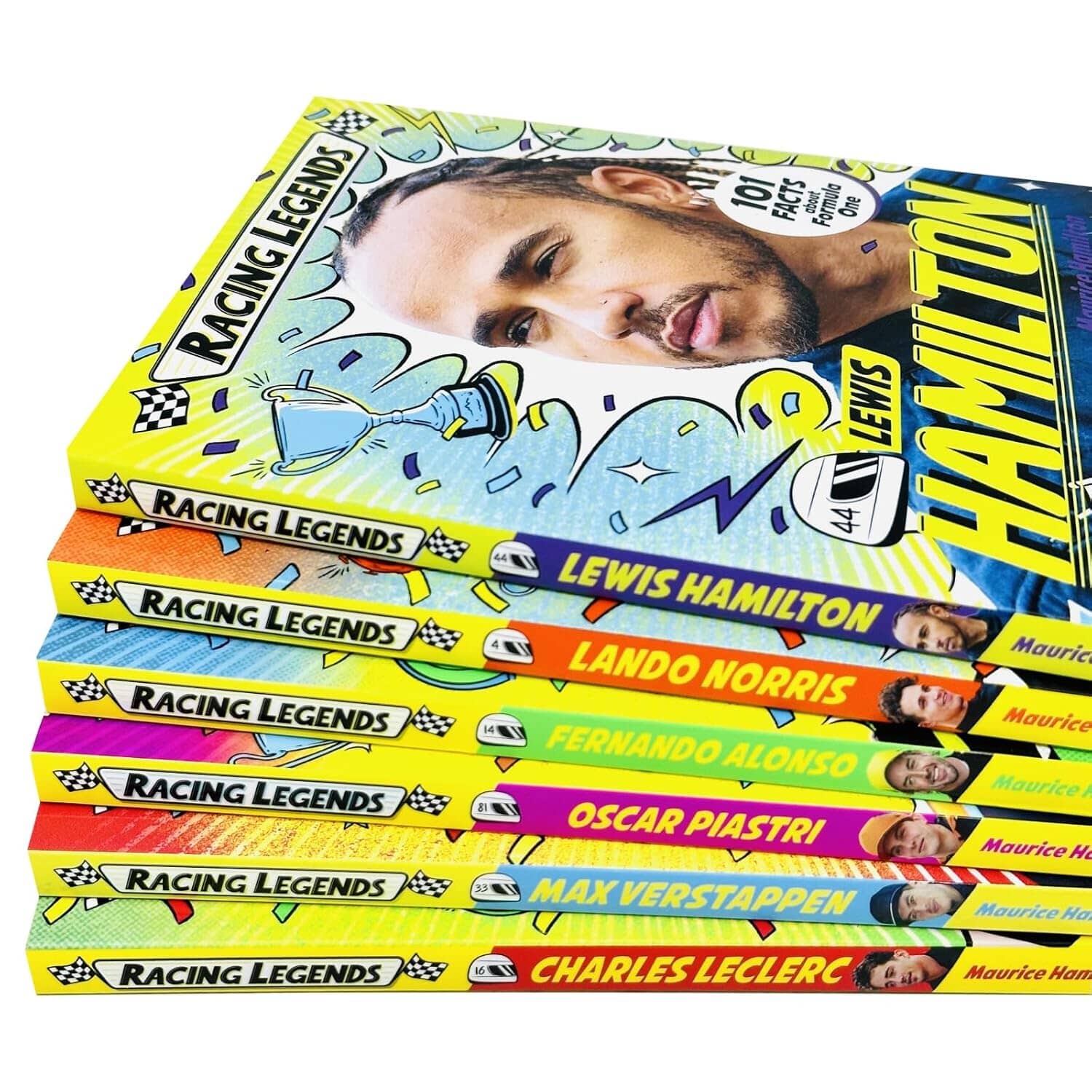 Racing Legends: 101 Facts about Formula One By Maurice Hamilton 6 Books Collection Set With Racing Driver Costume - Image 5