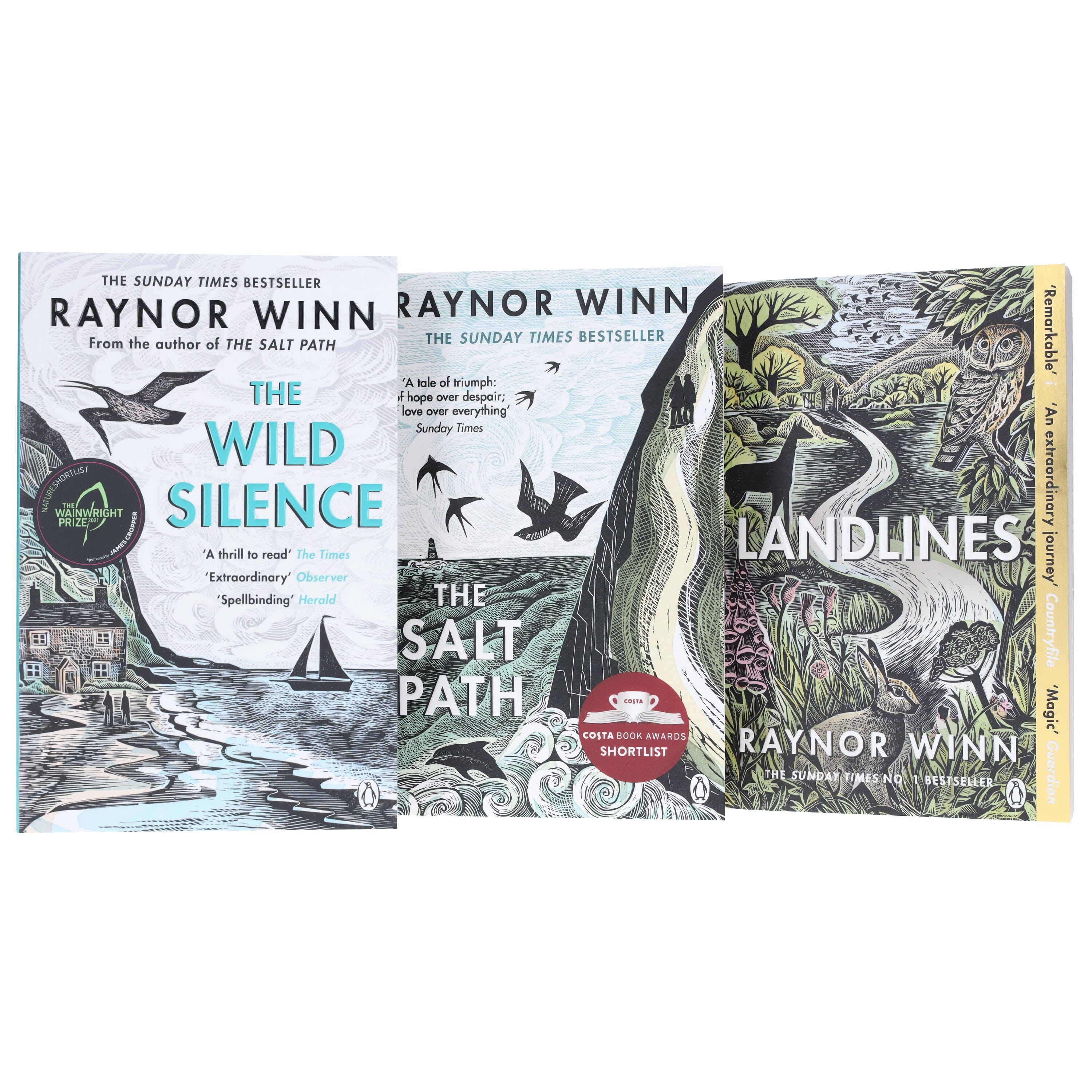 Raynor Winn Collection (The Wild Silence, The Salt Path & Landlines) 3 Books Set - Non Fiction - Paperback - Image 4