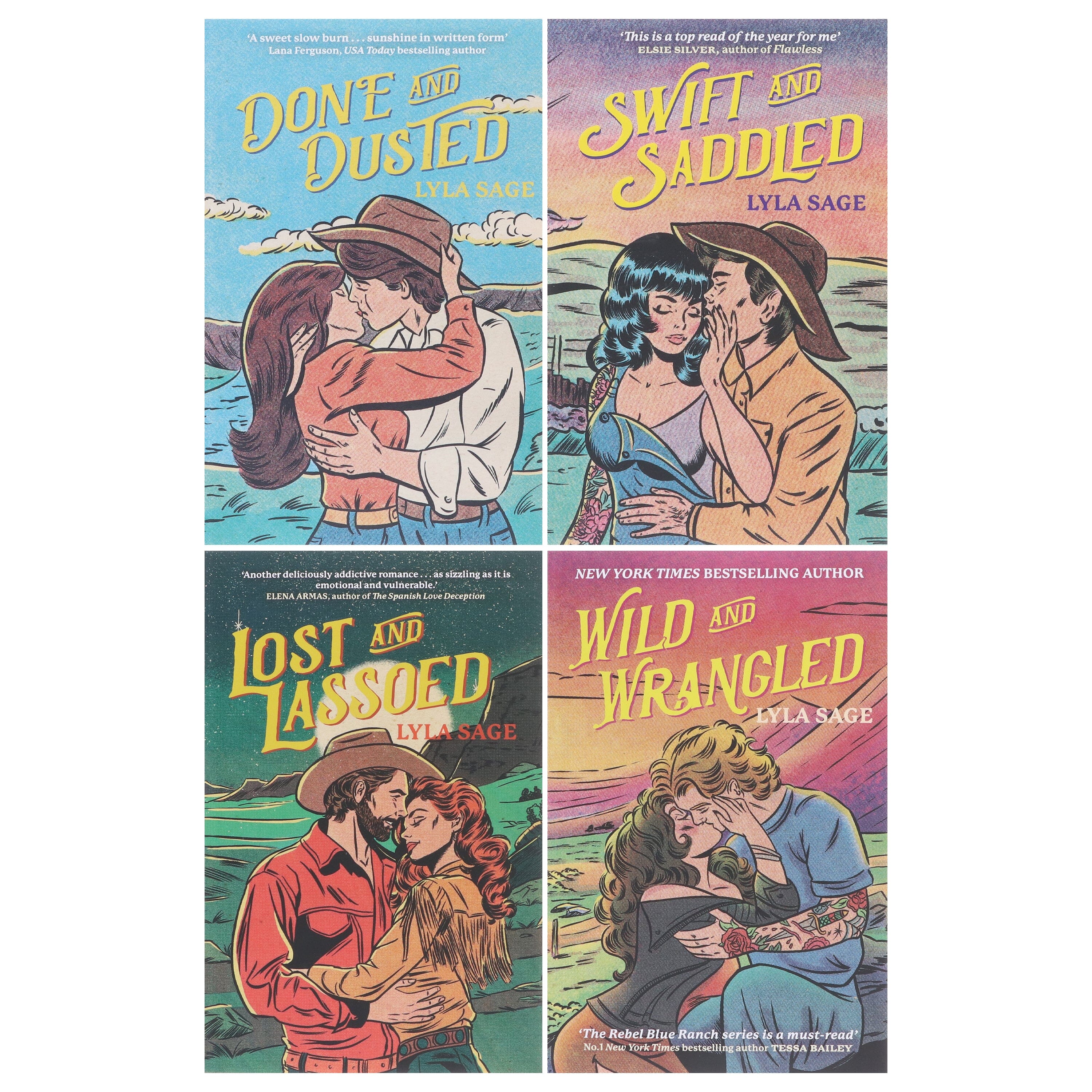 Rebel Blue Ranch Series by Lyla Sage: 4 Books Collection Set - Fiction - Paperback - Image 2