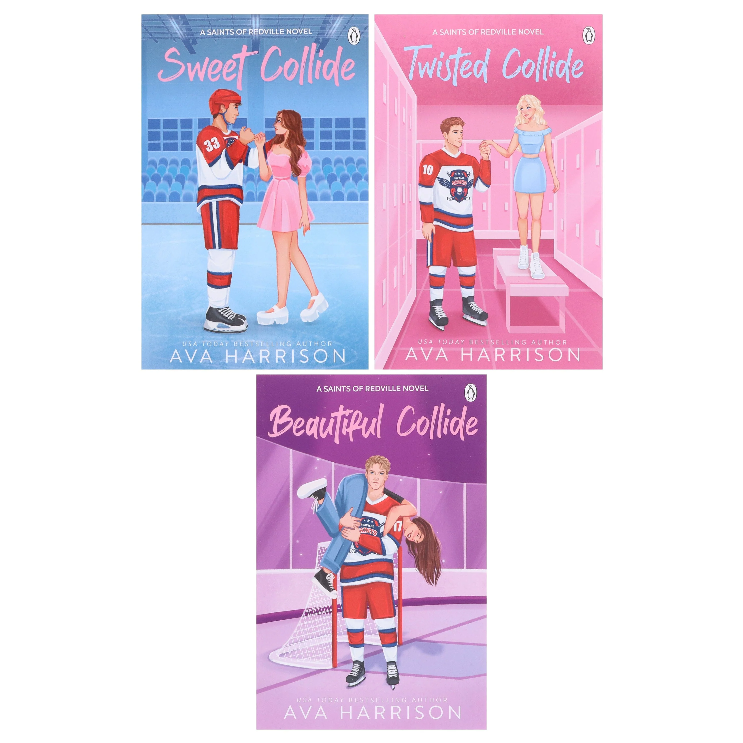 Redville Saints Series by Ava Harrison 3 Books Collection Set - Fiction - Paperback - Image 2