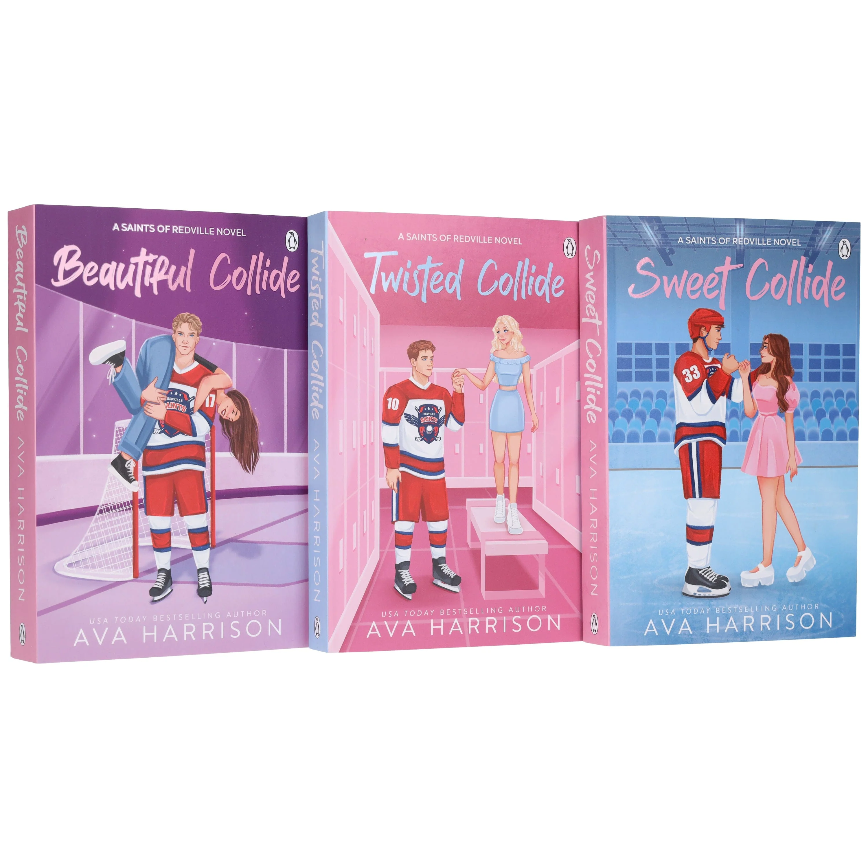 Redville Saints Series by Ava Harrison 3 Books Collection Set - Fiction - Paperback - Image 4