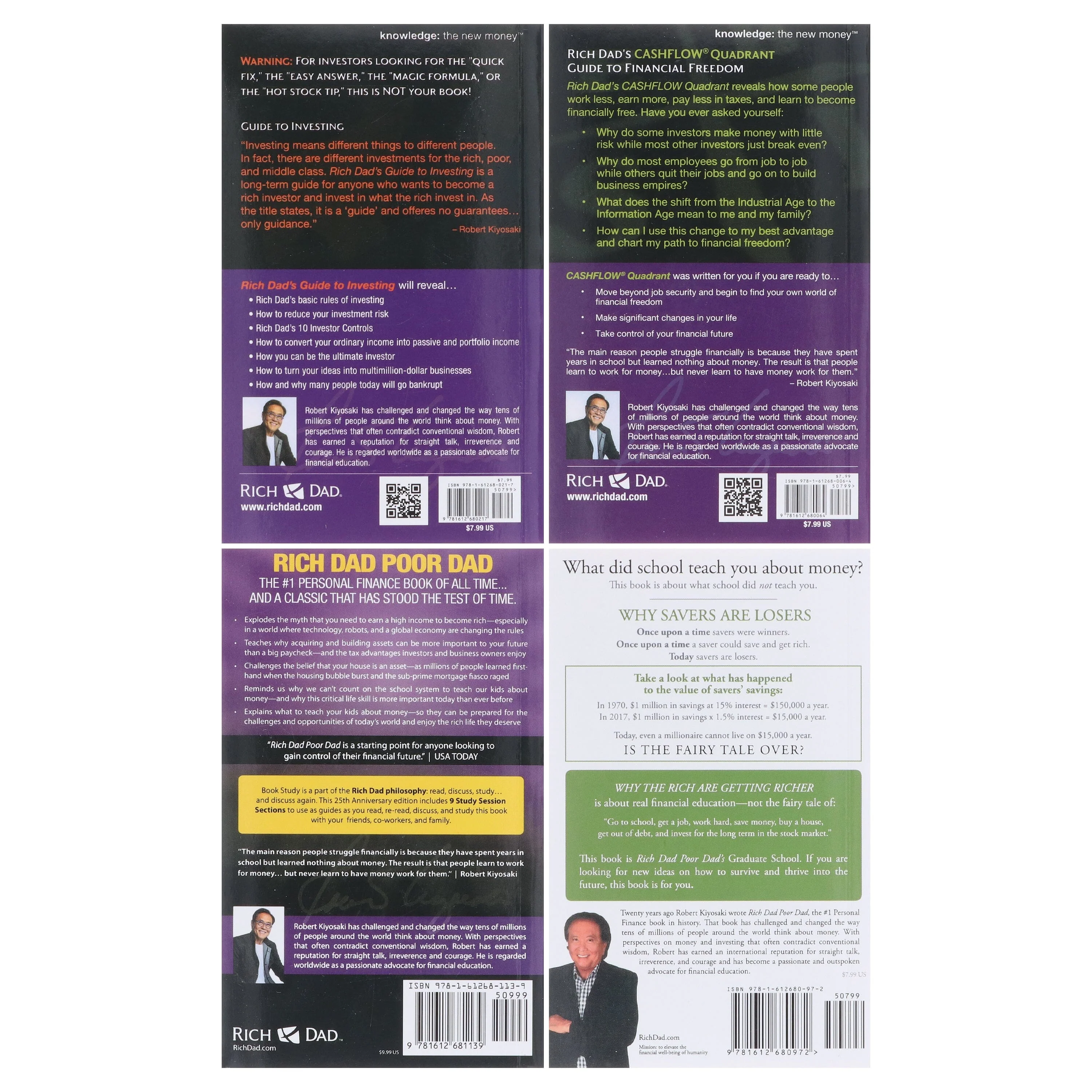 Rich Dad's Collection By Robert T. Kiyosaki: 4 Books Set - Non Fiction - Paperback - Image 3
