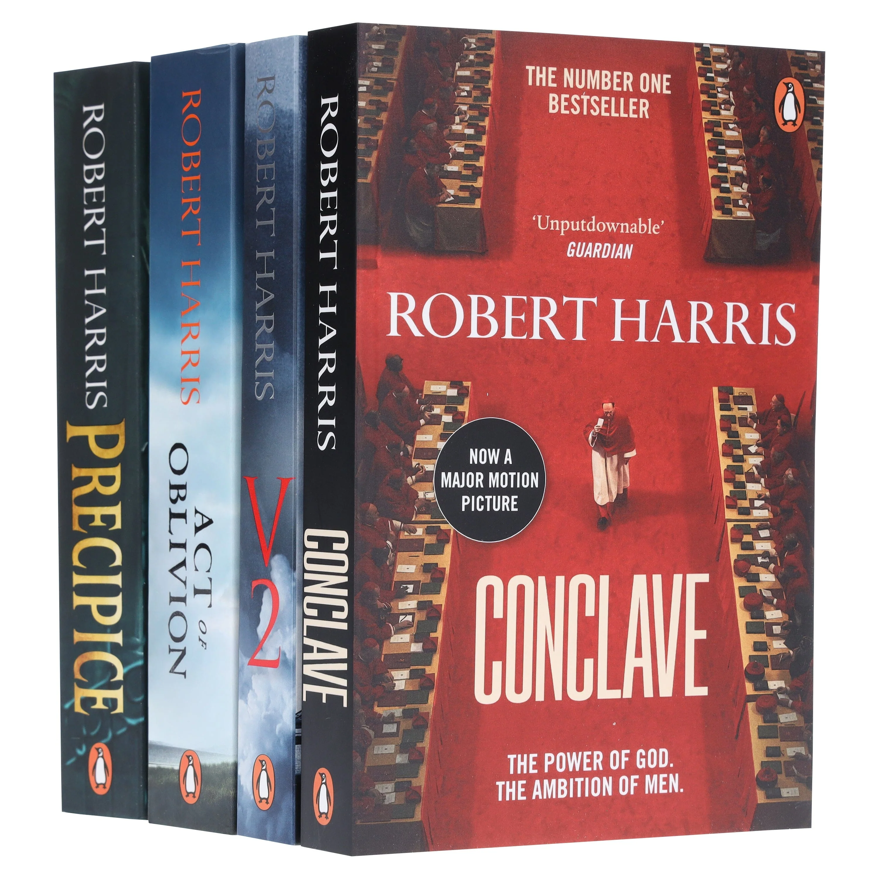 Robert Harris Collection (Conclave,V2, Act of Oblivion & Precipice) 4 Books Set - Fiction - Paperback - Image 5