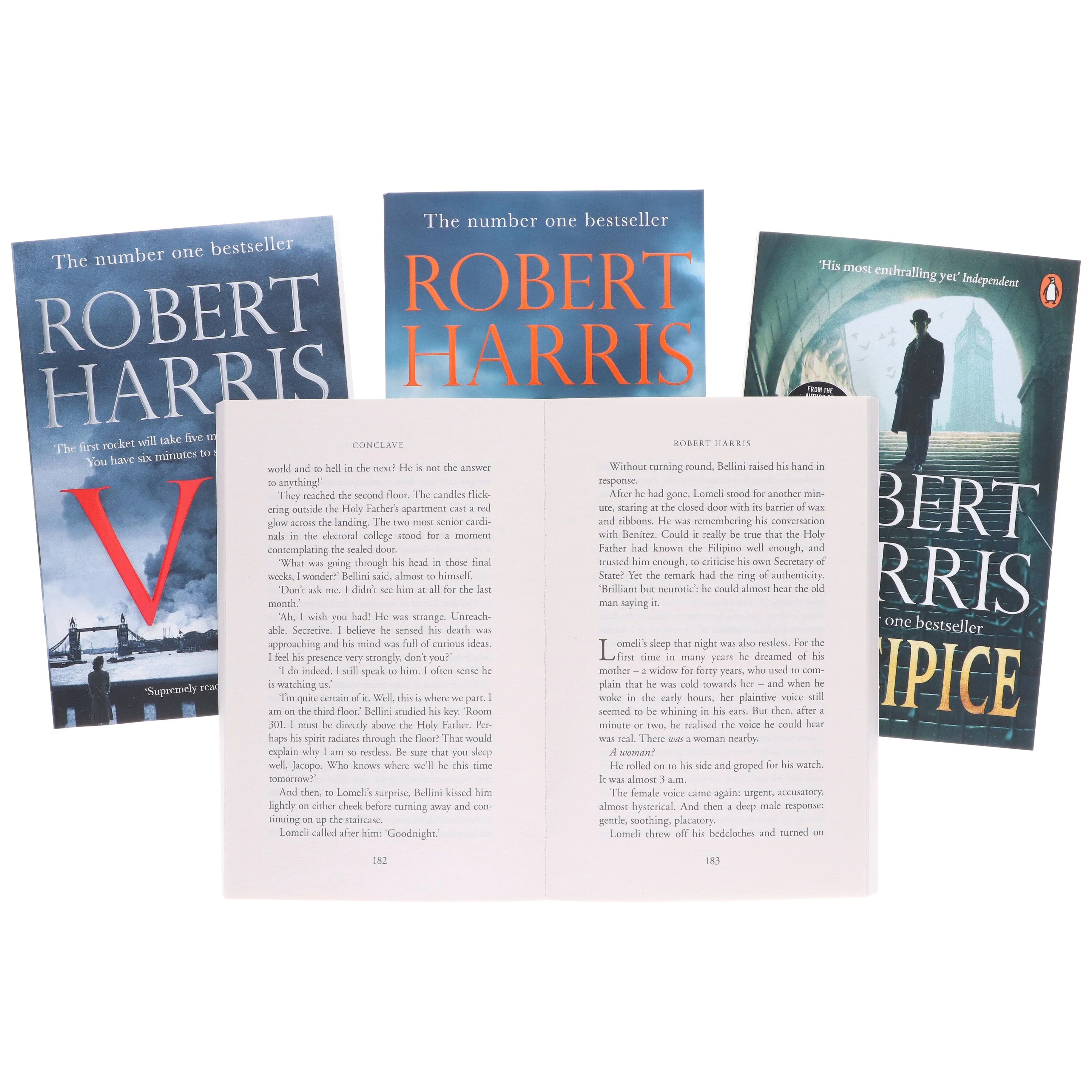 Robert Harris Collection (Conclave,V2, Act of Oblivion & Precipice) 4 Books Set - Fiction - Paperback - Image 7