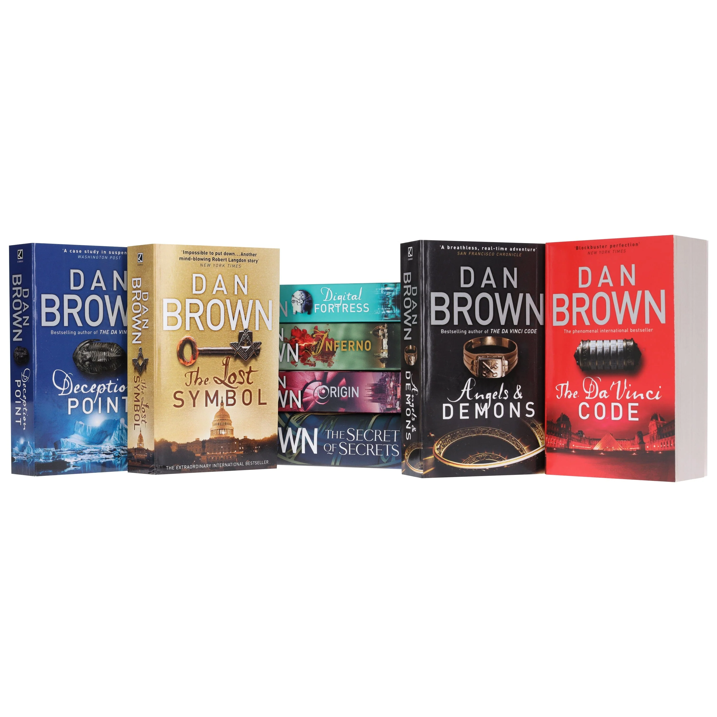 Robert Langdon Series by Dan Brown 8 Books Collection Set - Fiction - Paperback/Hardback - Image 5