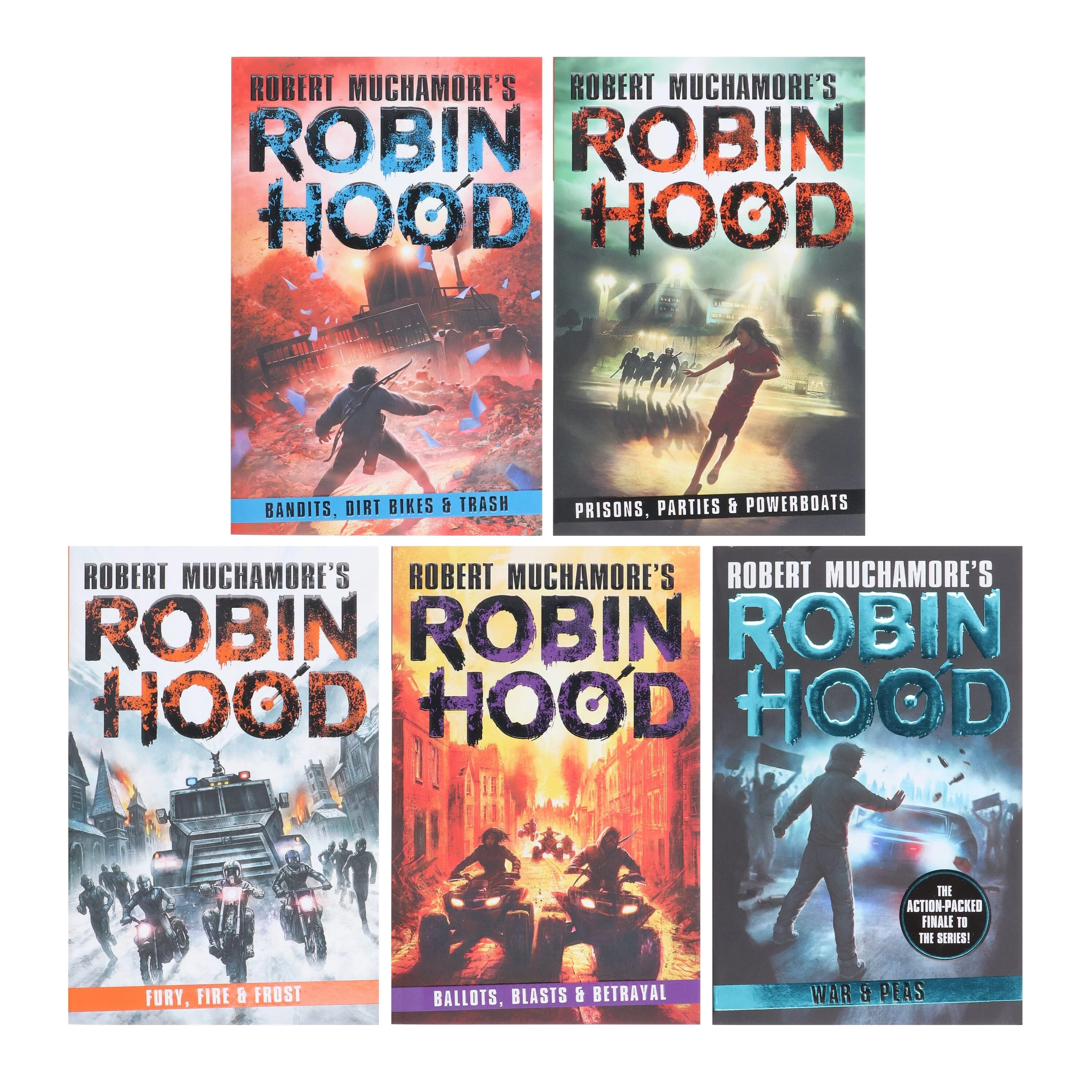 Robin Hood Series (Vol 6-10) by Robert Muchamore 5 Books Collection Set - Ages 12-17 - Paperback - Image 2