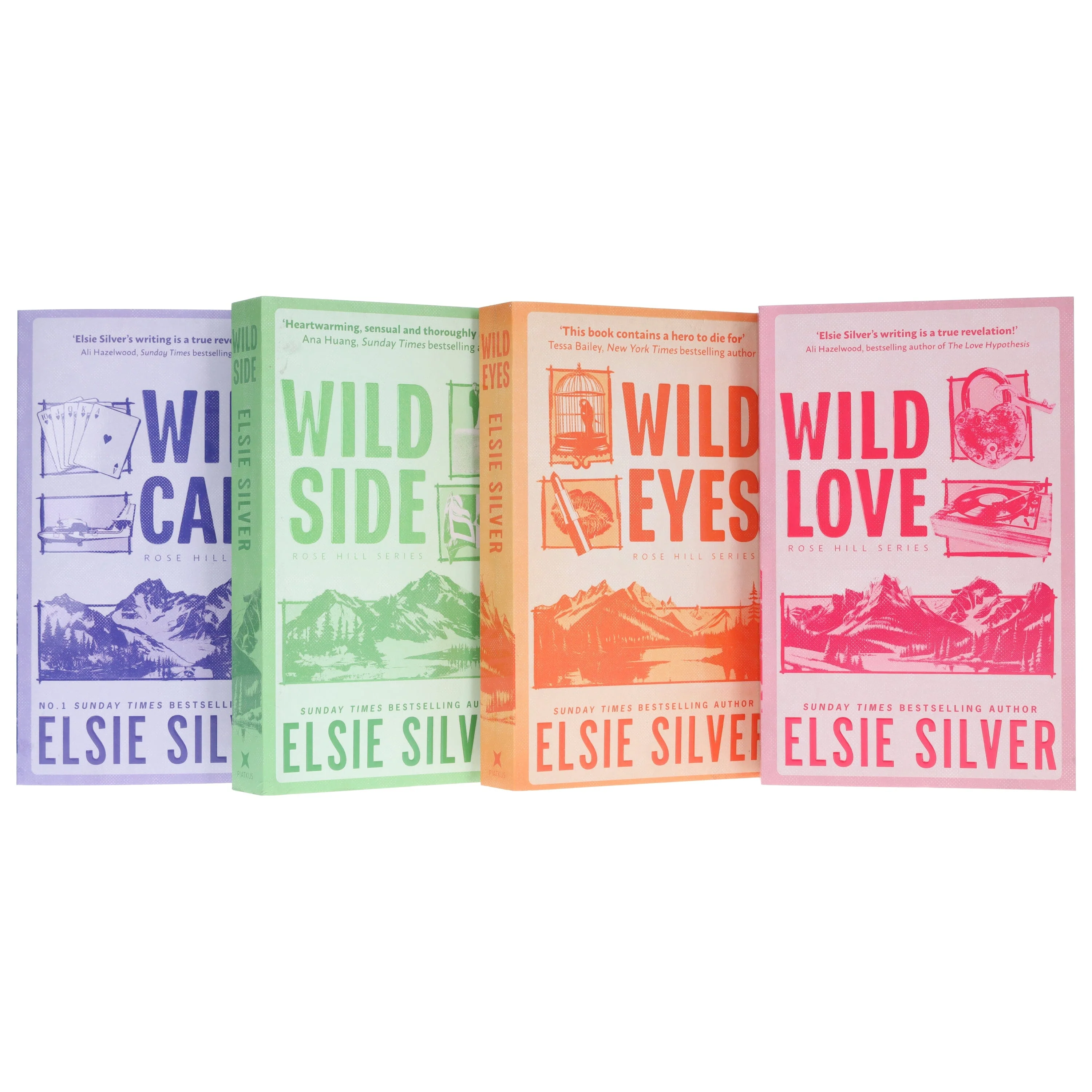 Rose Hill Series By Elsie Silver (Wild Love, Wild Eyes, Wild Side & Wild Card) 4 Books Collection Set - Fiction - Paperback - Image 4