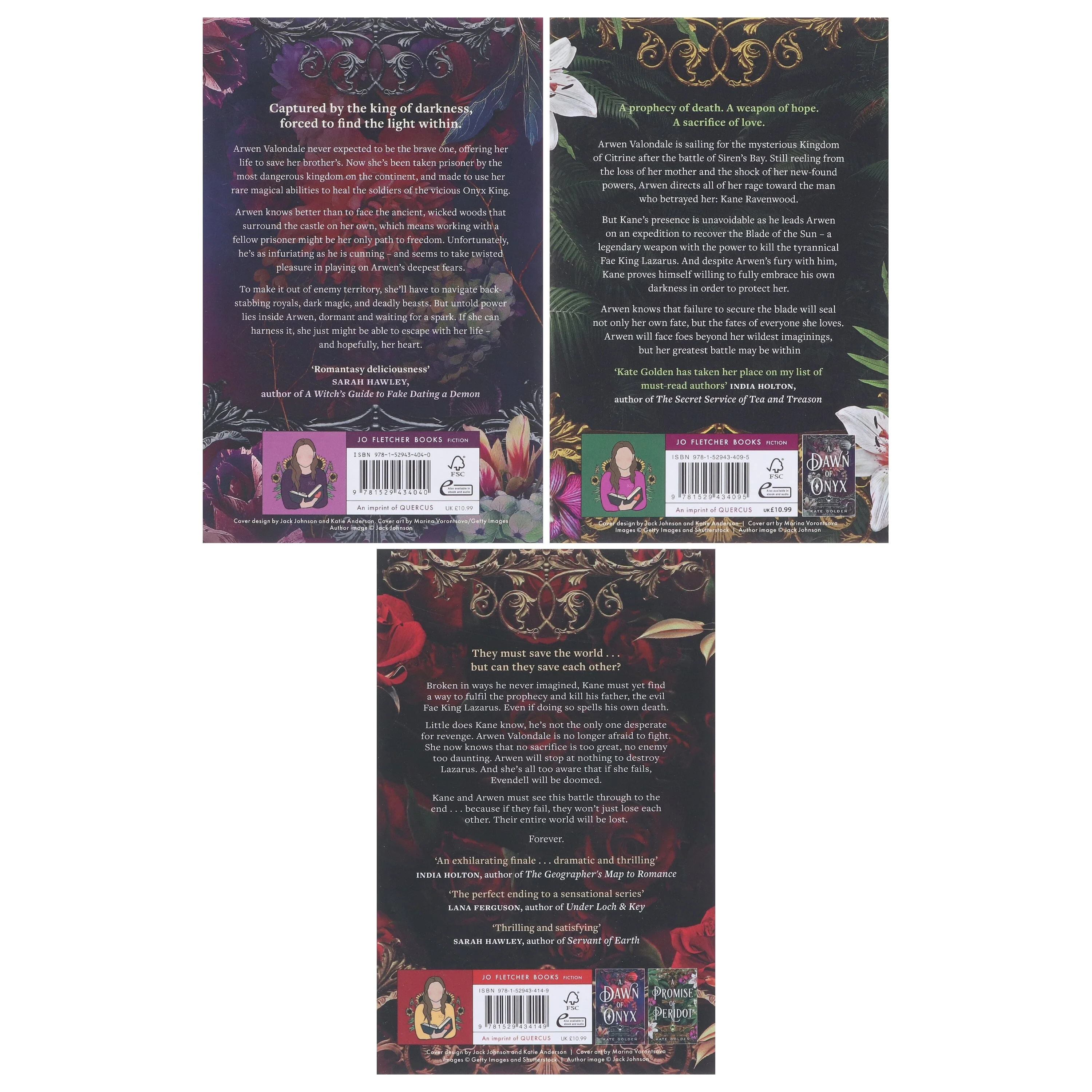 Sacred Stones Trilogy by Kate Golden: 3 Books Collection Set - Fiction - Paperback - Image 3