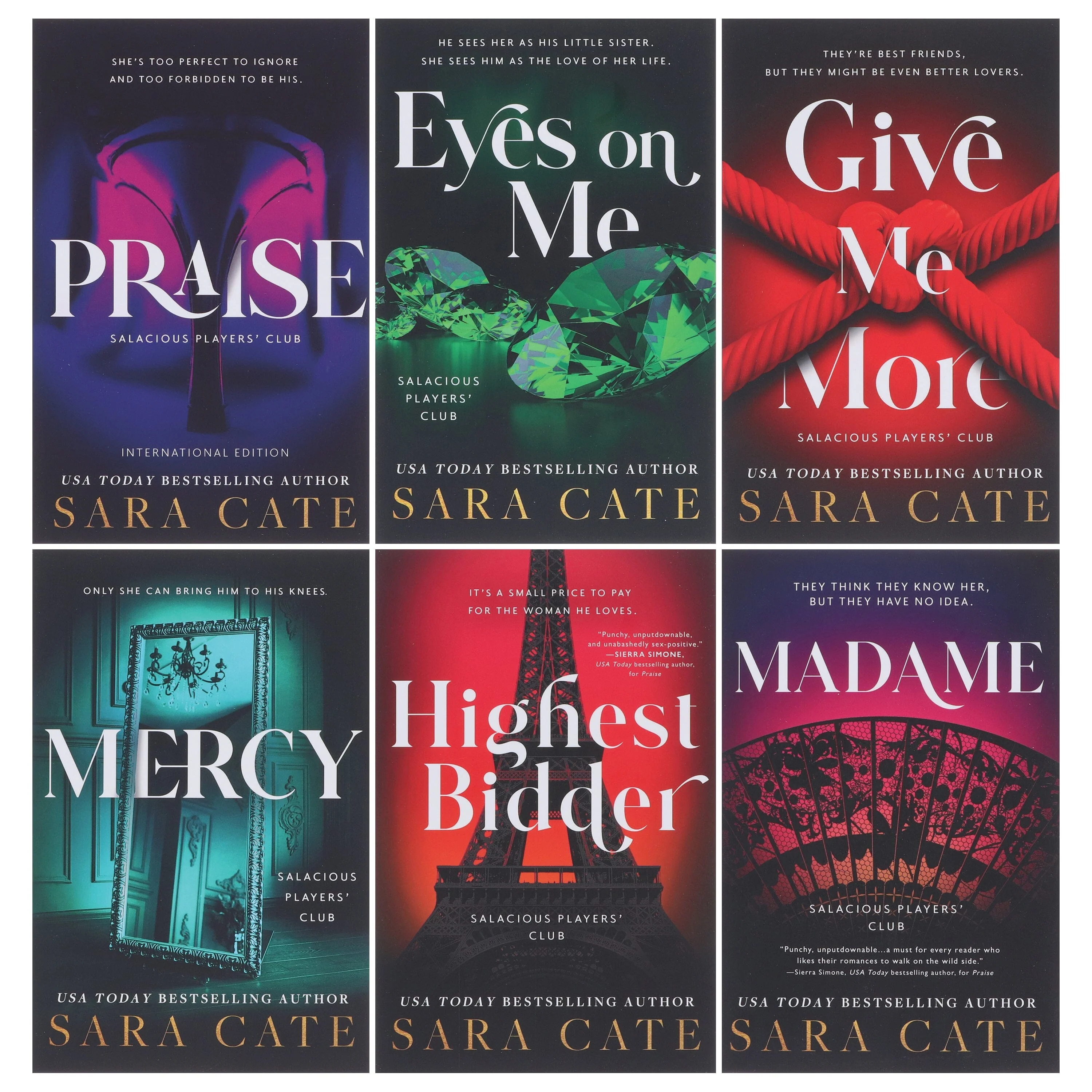 Salacious Players' Club Series By Sara Cate 6 Books Collection Set - Fiction - Paperback - Image 2