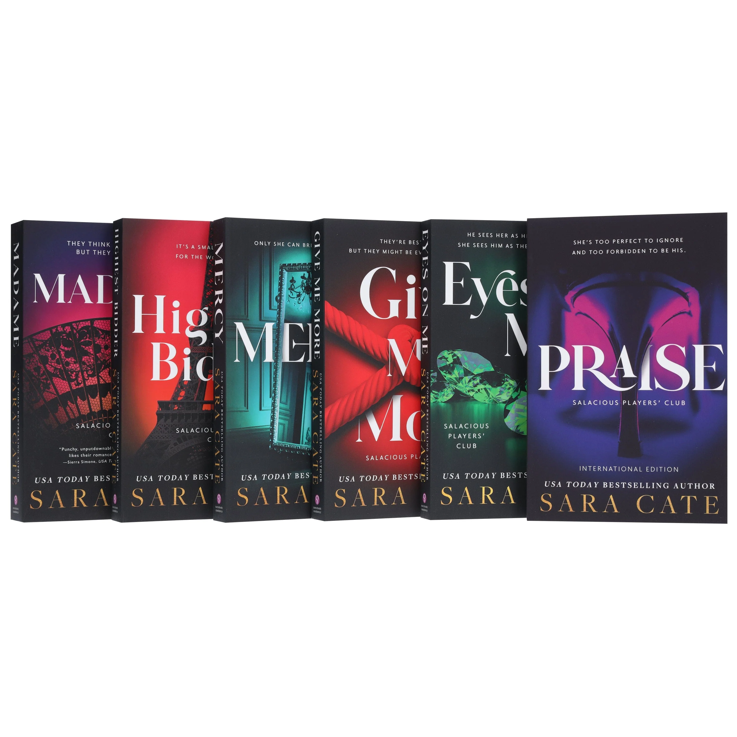 Salacious Players' Club Series By Sara Cate 6 Books Collection Set - Fiction - Paperback - Image 4