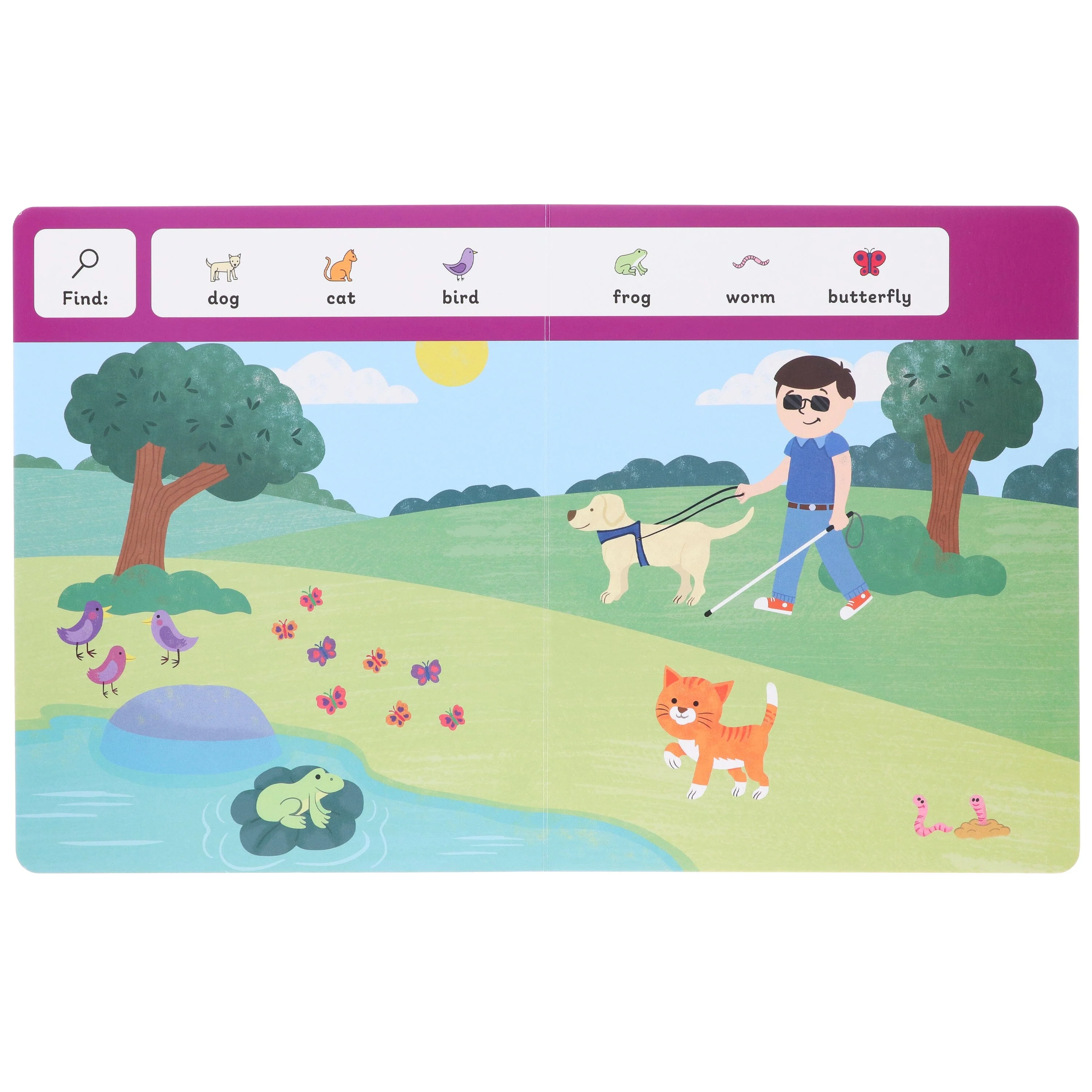Search with Symbols: Out and About by Every Cherry Publishing (Includes Free Signing Video with Audio)- Ages 3+ - Board Book - Image 5
