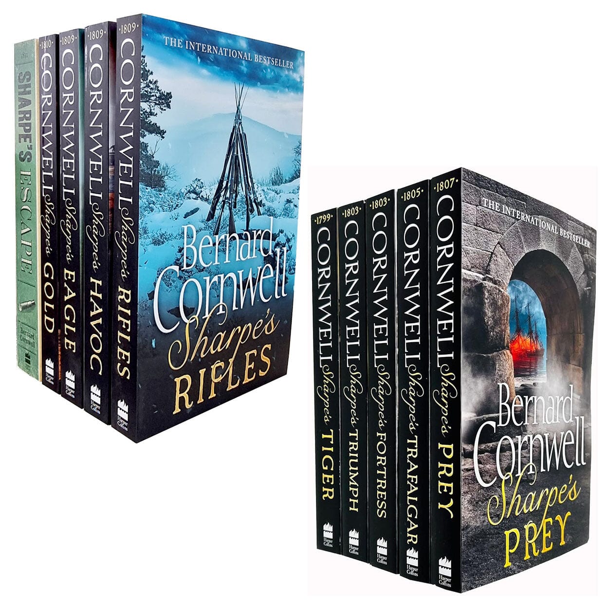 Sharpe Series (Book 1-10) by Bernard Cornwell: 10 Books Collection Set - Fiction - Paperback - Image 4