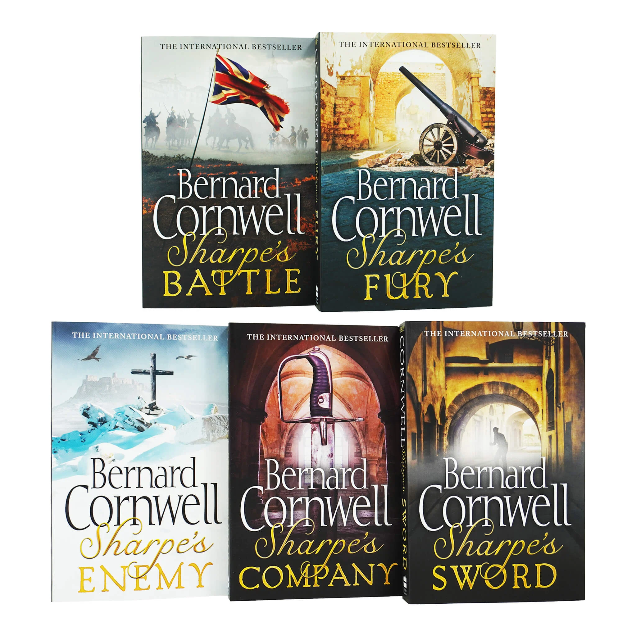 Damaged - Sharpe by Bernard Cornwell (Book 11-13, 15-16) Collection 5 Books Set - Fiction - Paperback - T 41 - Image 2